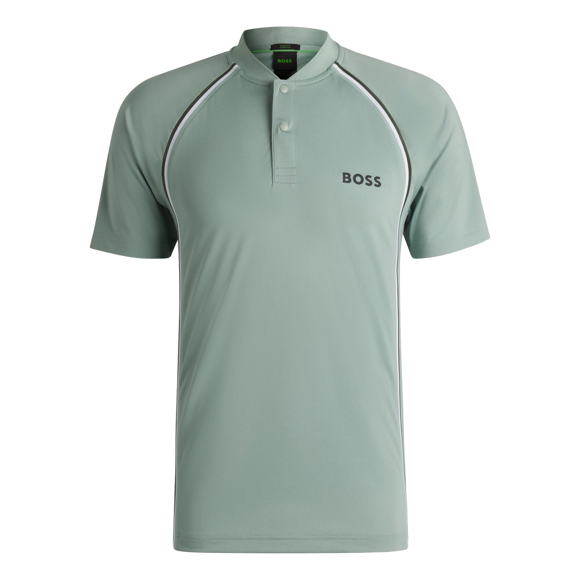BOSS Pariq TOC Mesh Polo Men-Sage