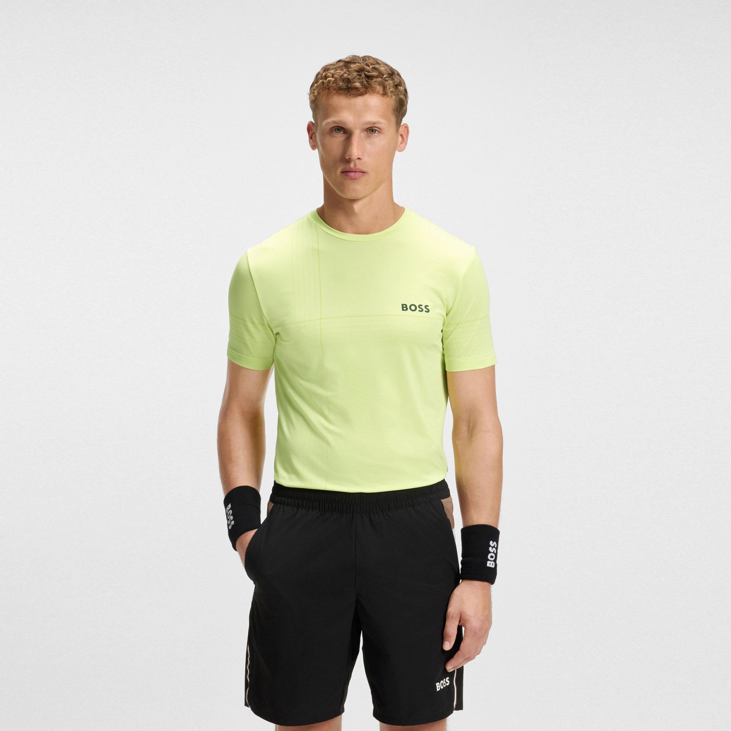 BOSS Tech TOC T-Shirt Men-Lime
