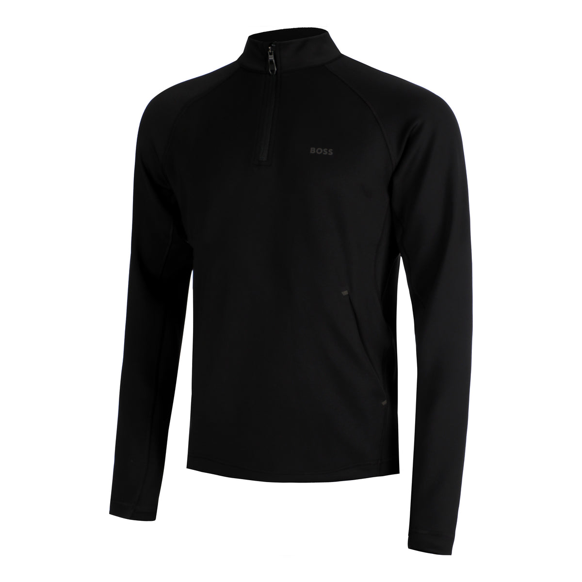 BOSS Sweat Active Sweathirt Sweatshirt Herren-Schwarz
