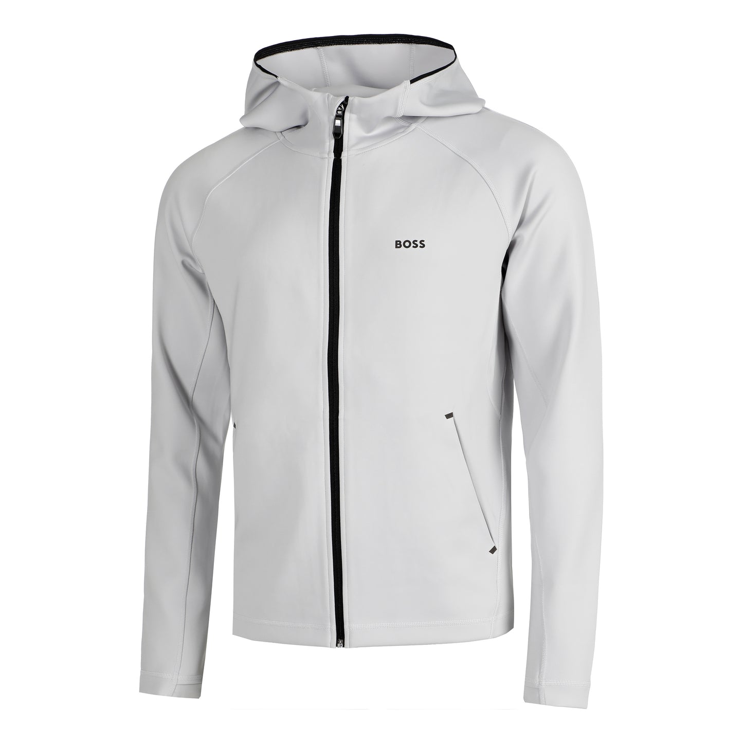 BOSS Sicon Active Zip Hoodie Men-Grey