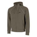 Saggy Zip Hoodie Men - khaki