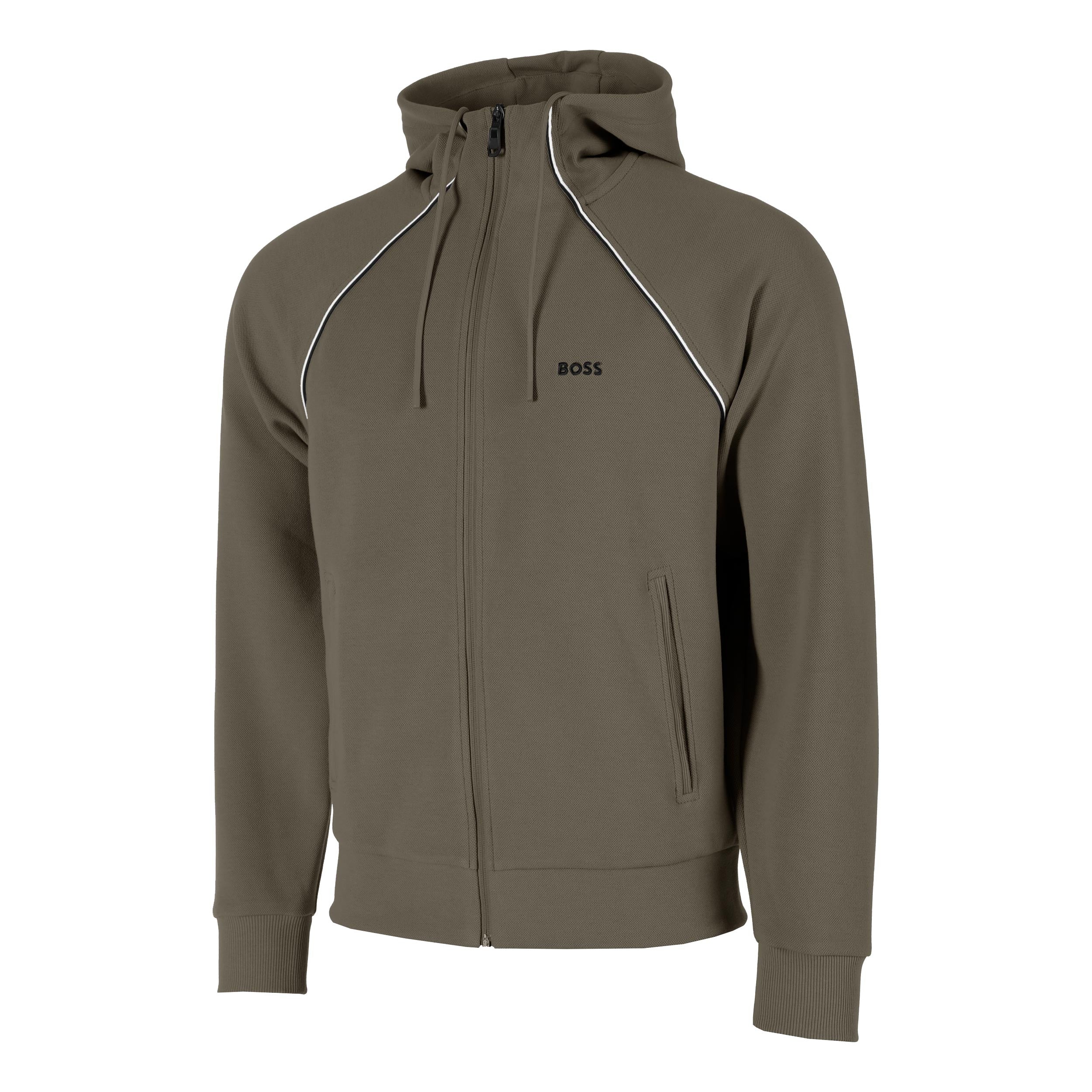 BOSS Saggy Zip Hoodie Men - khaki