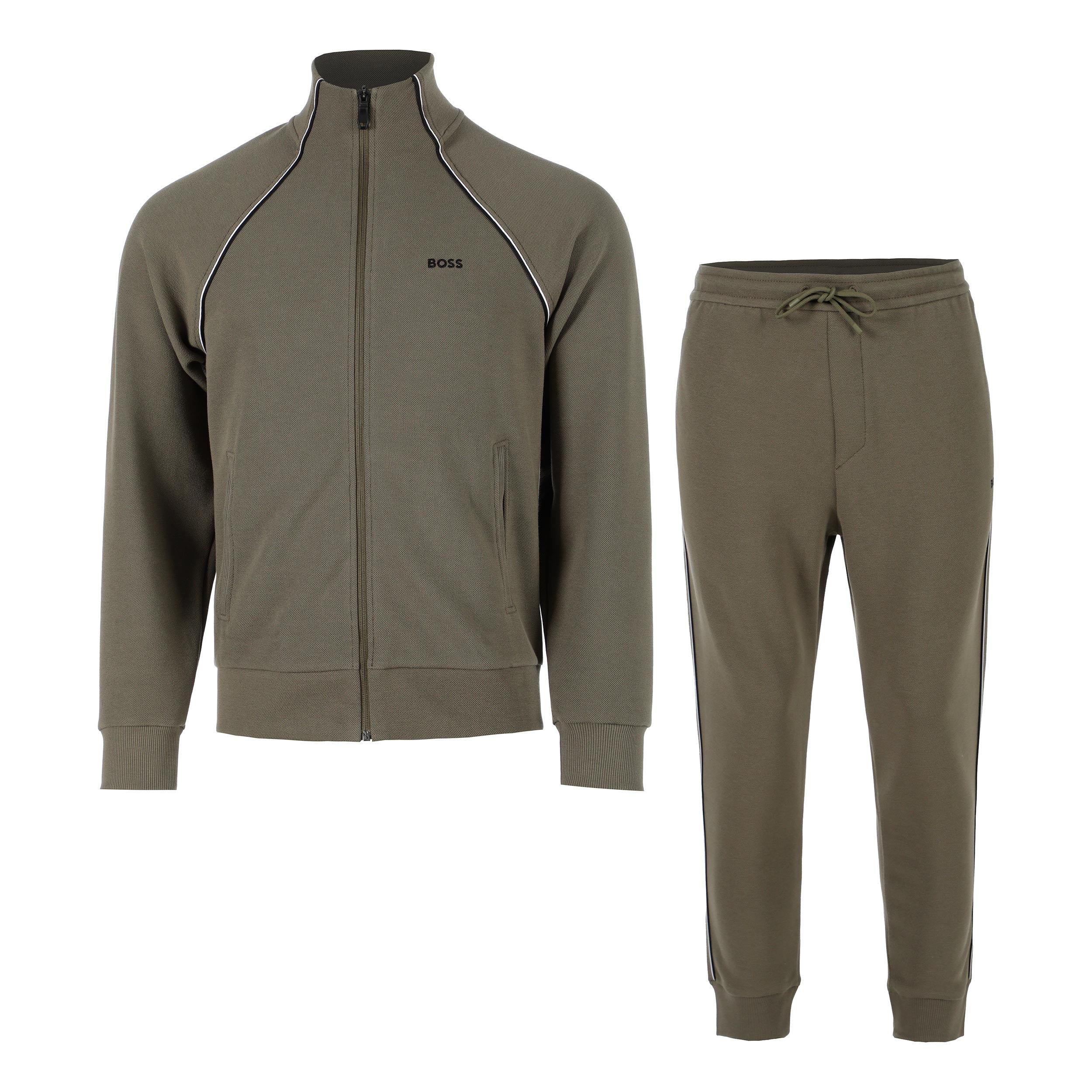 BOSS Trainingsanzug Herren-khaki