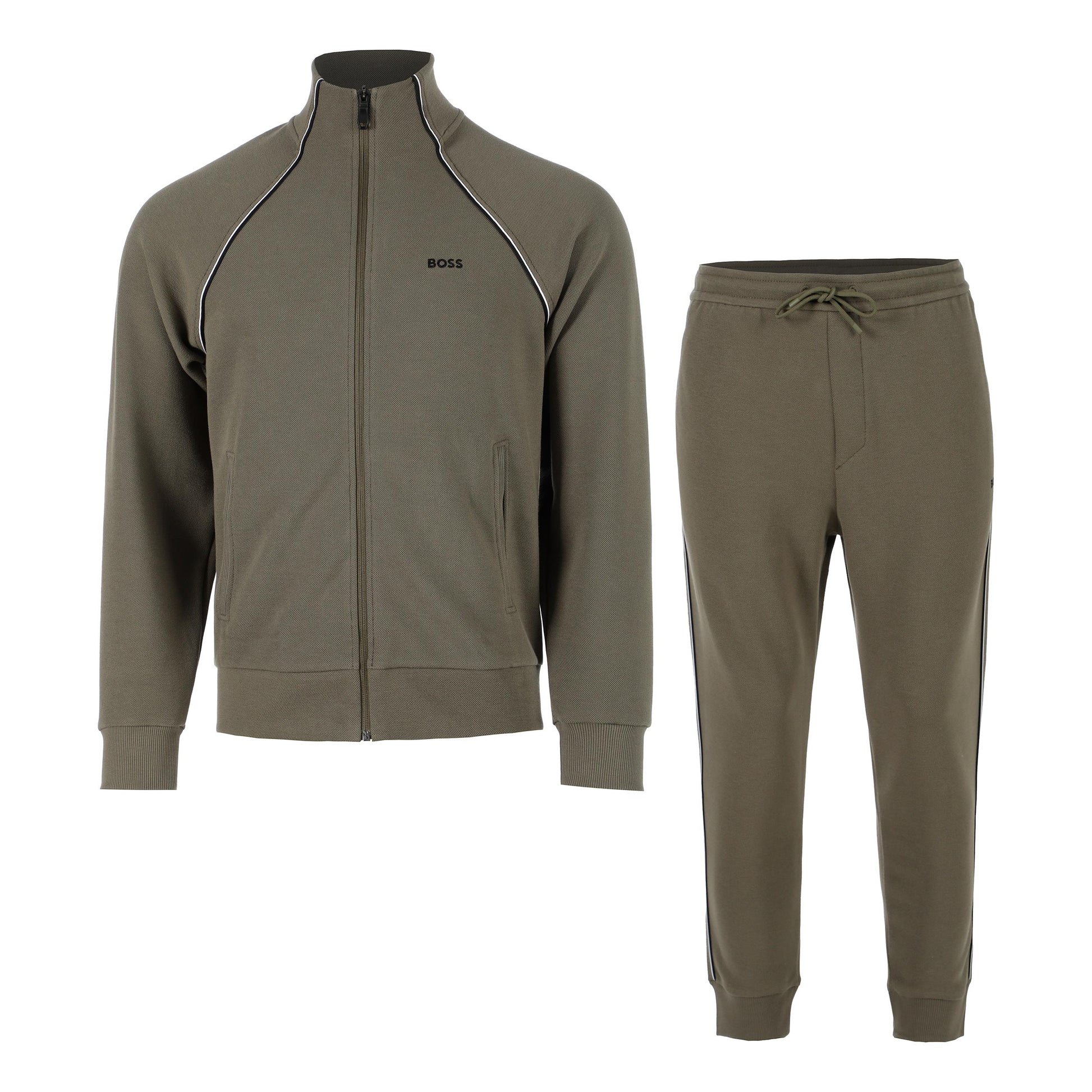BOSS Trainingsanzug Herren-khaki