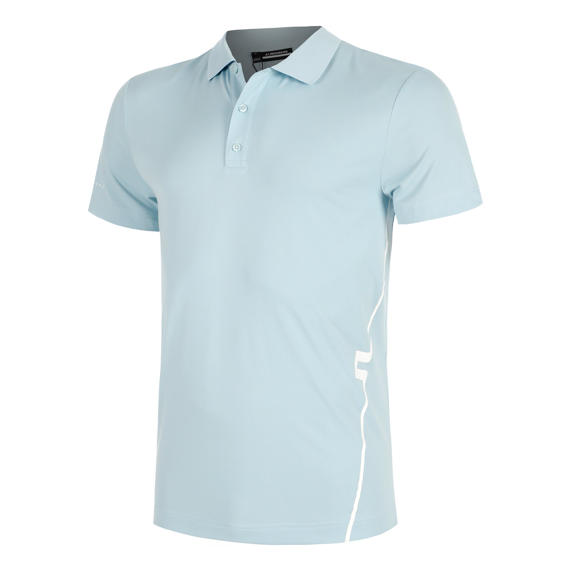 JLindeberg Leroy Polo Herren-Hellblau,Weiß