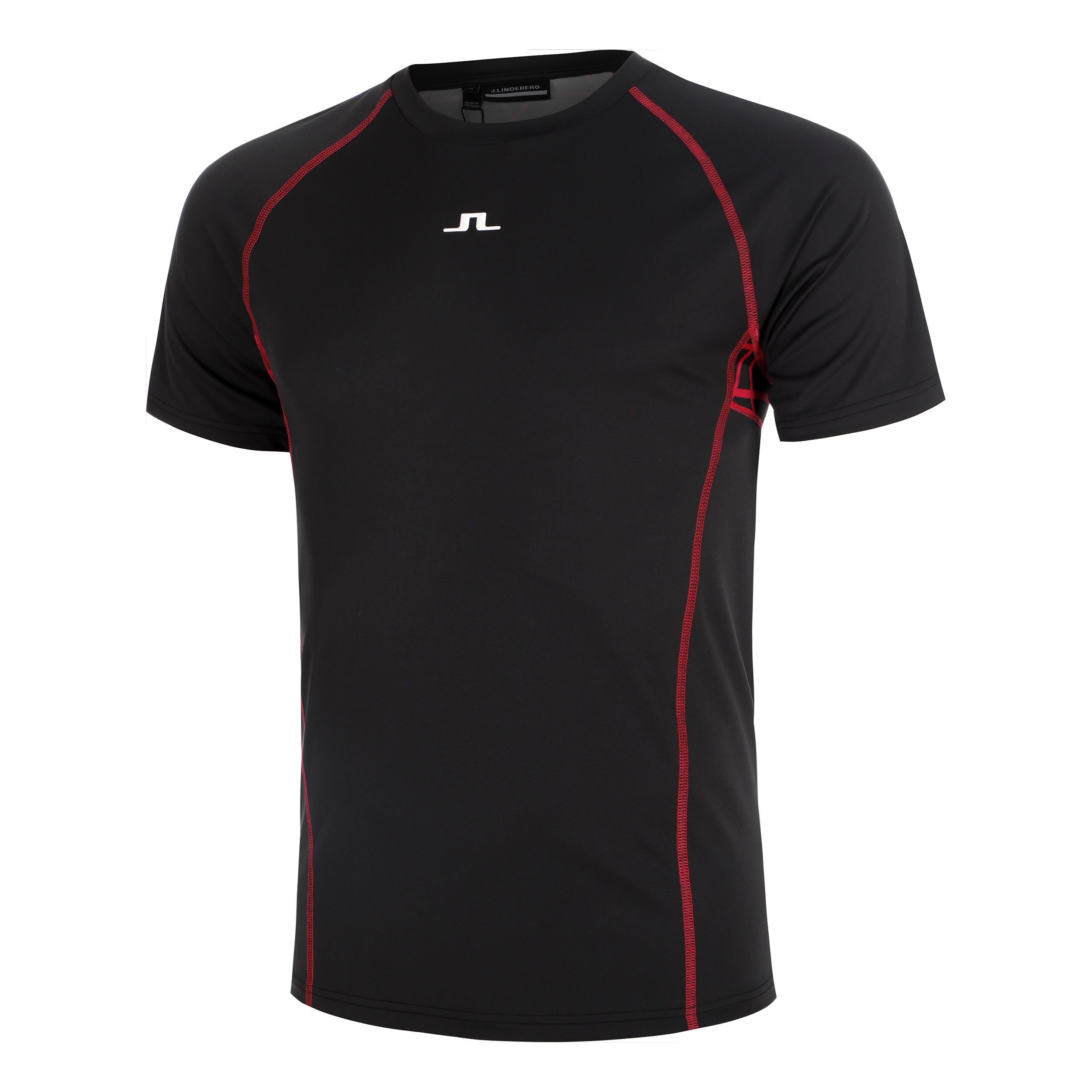 JLindeberg Alfonso Printed T-Shirt Men-Black