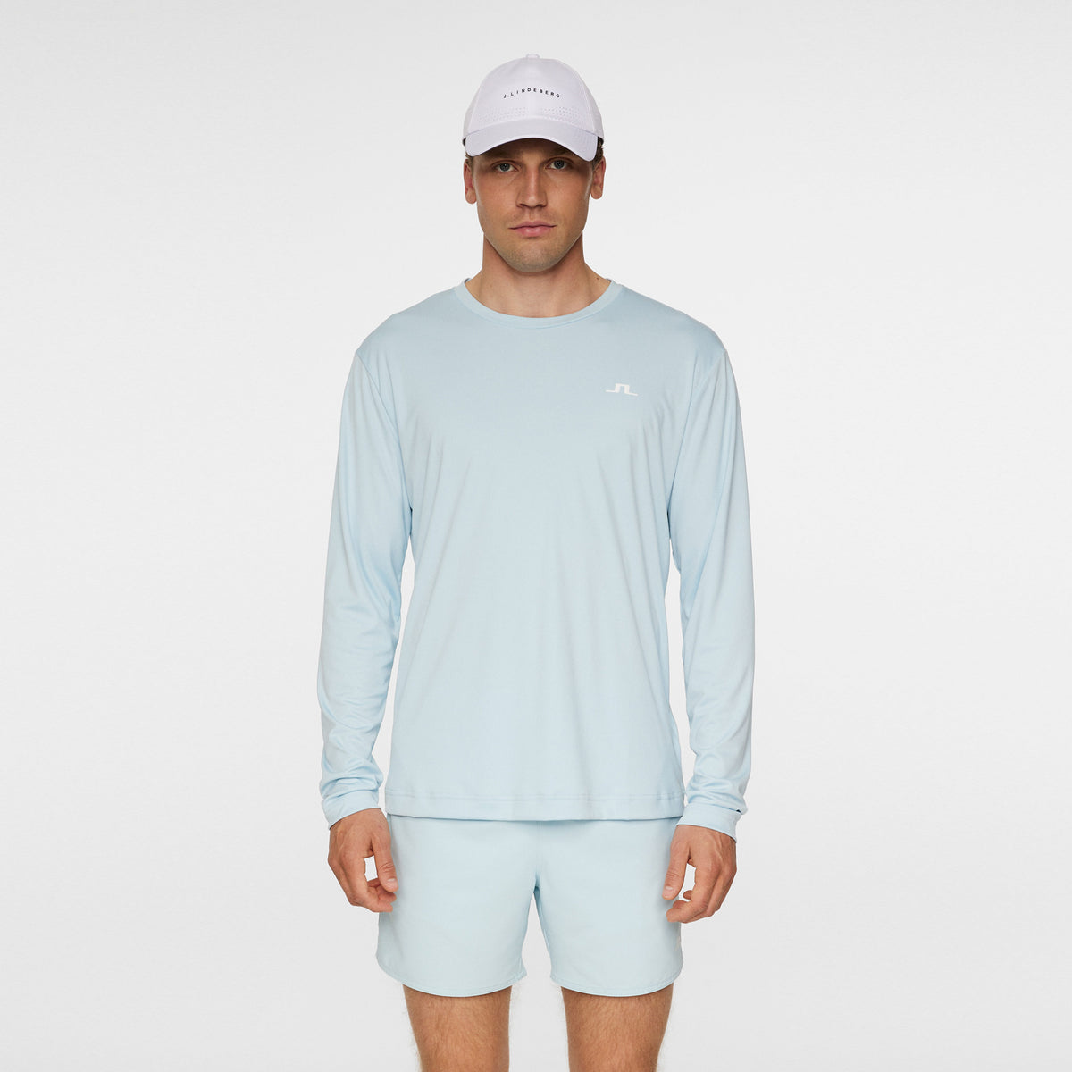 JLindeberg Ade Long Sleeve Men-Light Blue