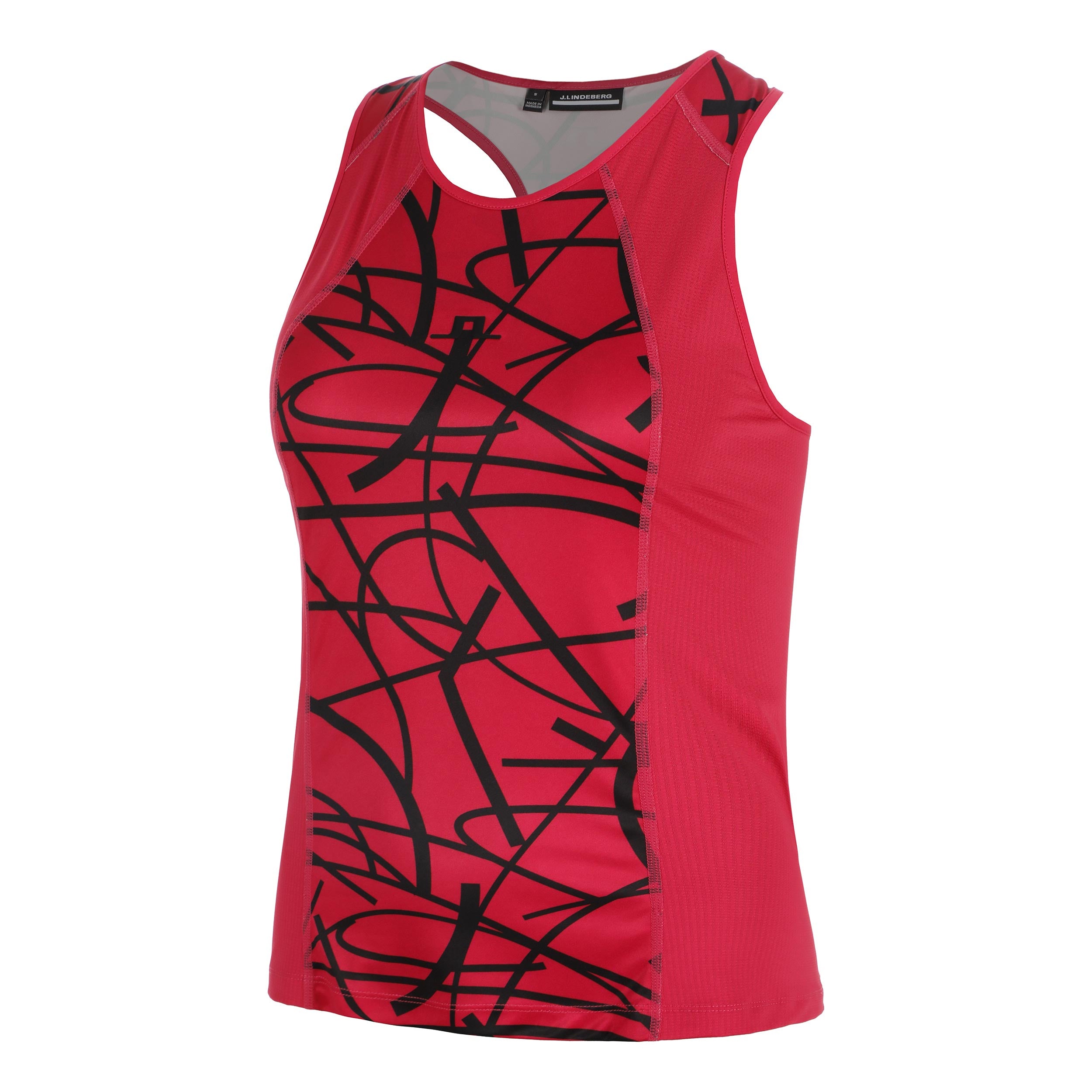 JLindeberg Miria Printed Tank Top Women-Red,Black