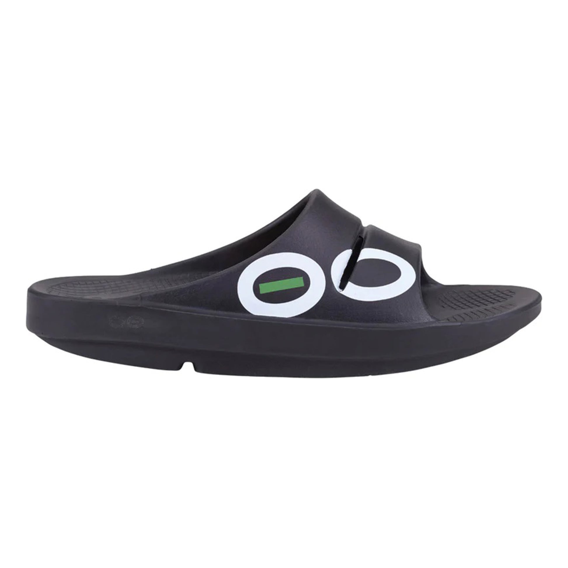 OOFOS Ooahh Sport Recoveryschuh Unisex - schwarz, hellgrau