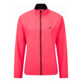 Core Laufjacke Damen - koralle, schwarz