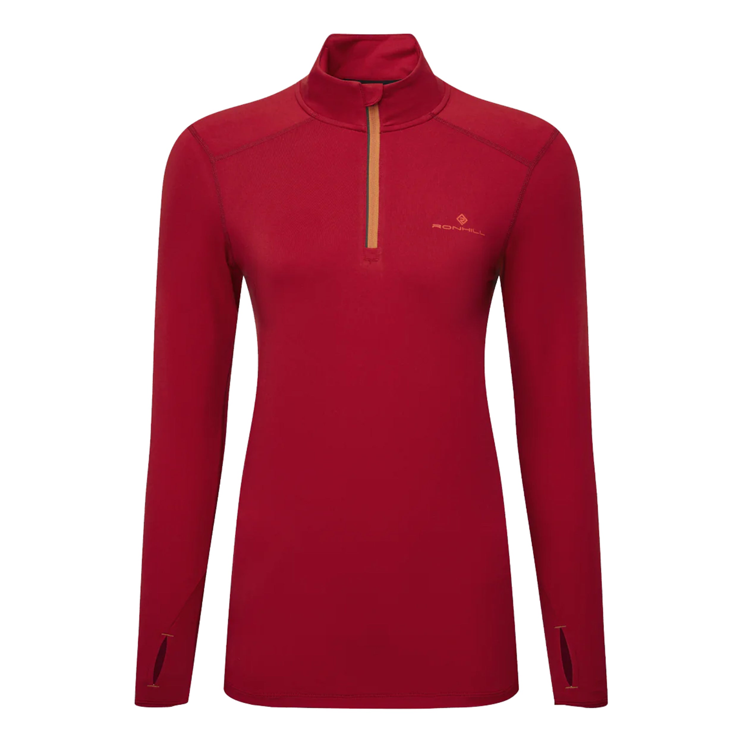 Ronhill Core Thermal 1/2 Zip Running Shirt Women-Red