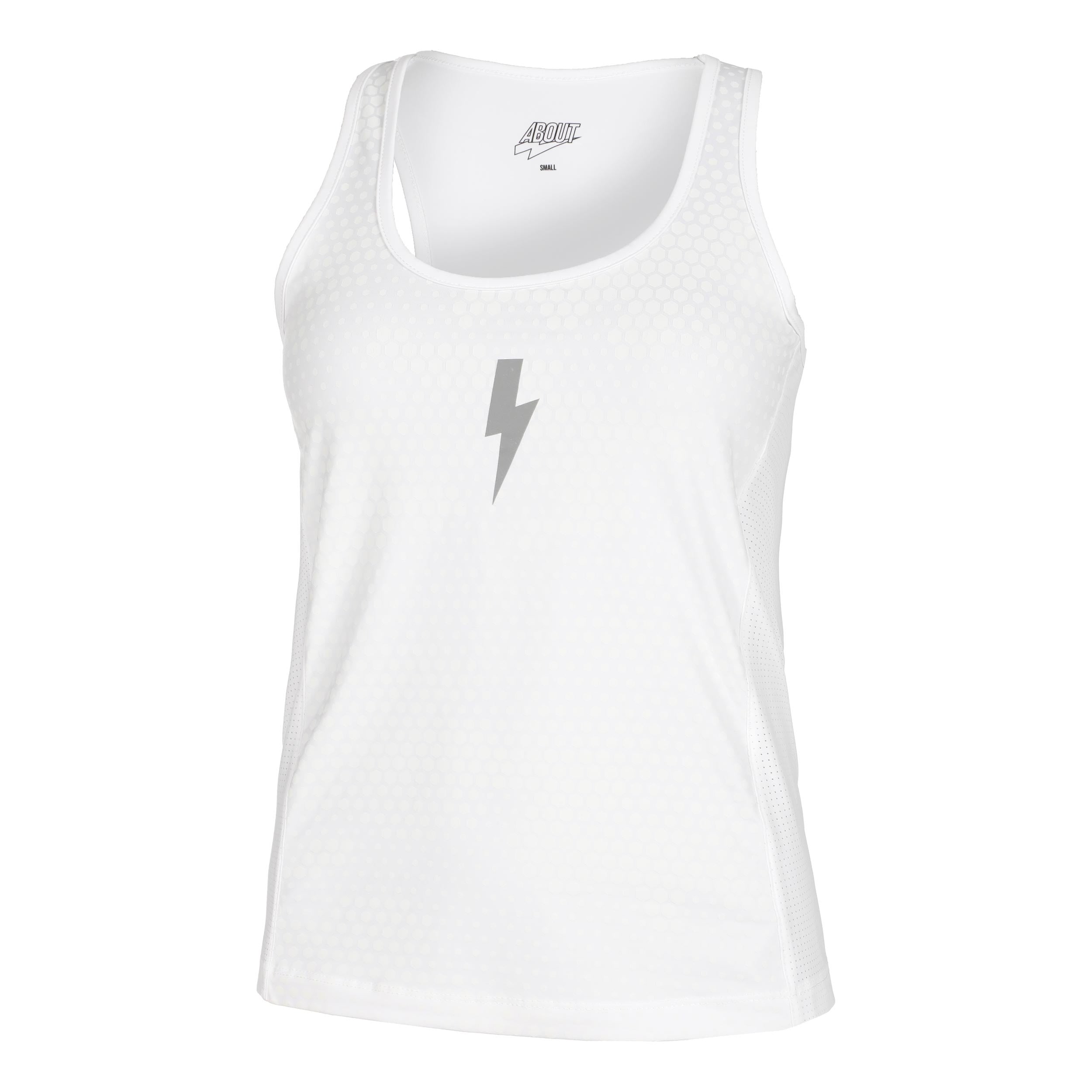 AB Out Tech All Over Camou Pixel Tank Top Women-White