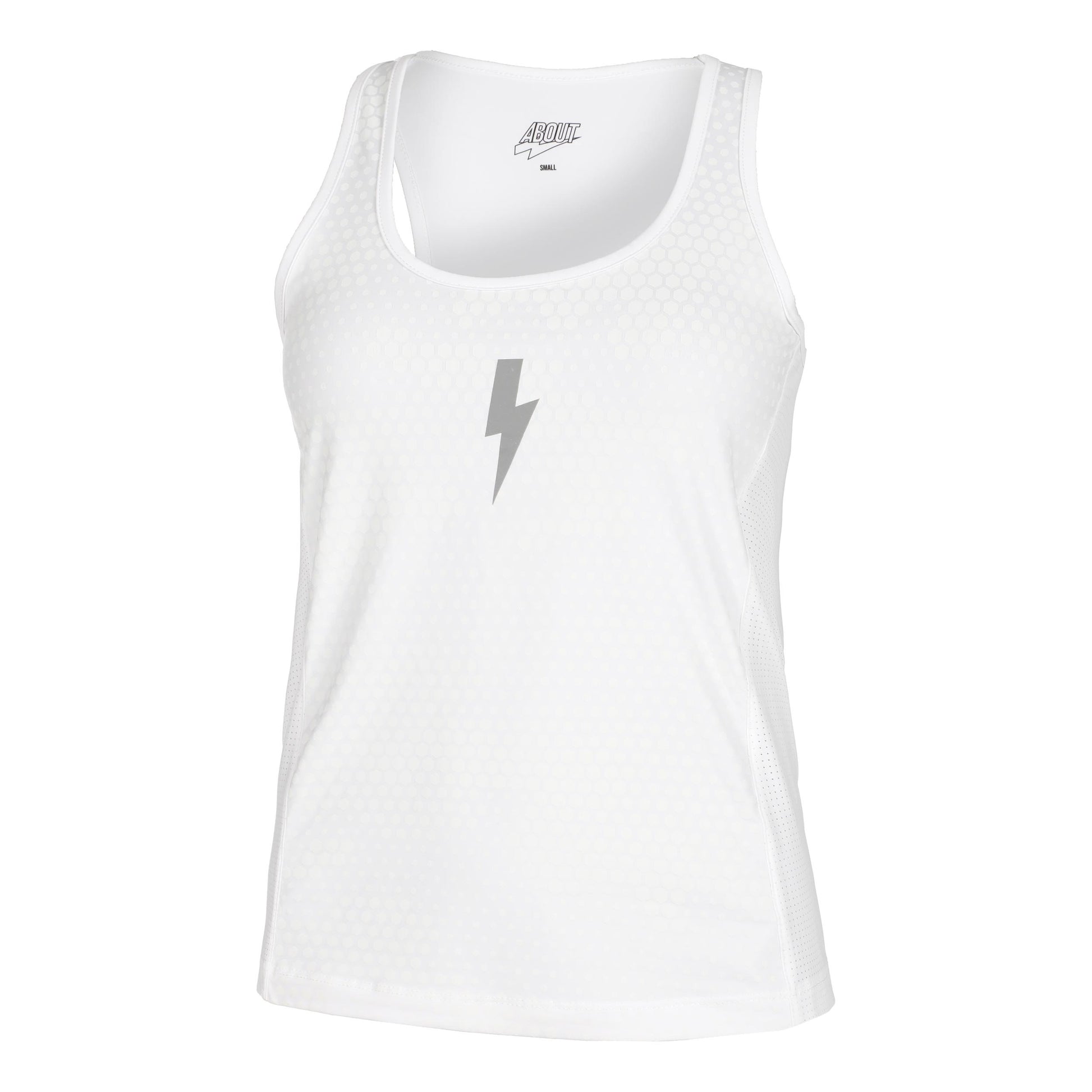 AB Out Tech All Over Camou Pixel Tank Top Women-White