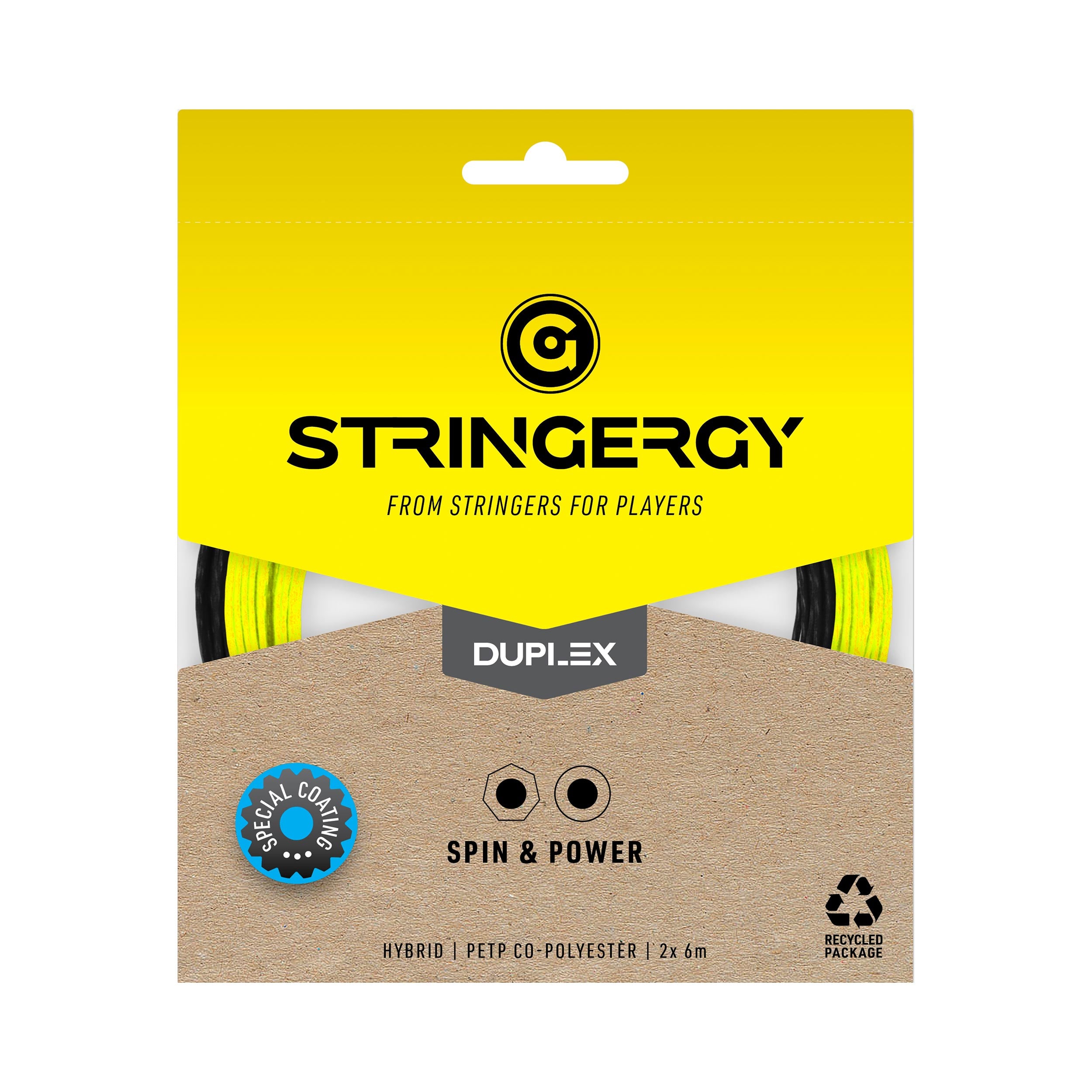 Stringergy Duplex String Set 2x 6m-Black,Yellow