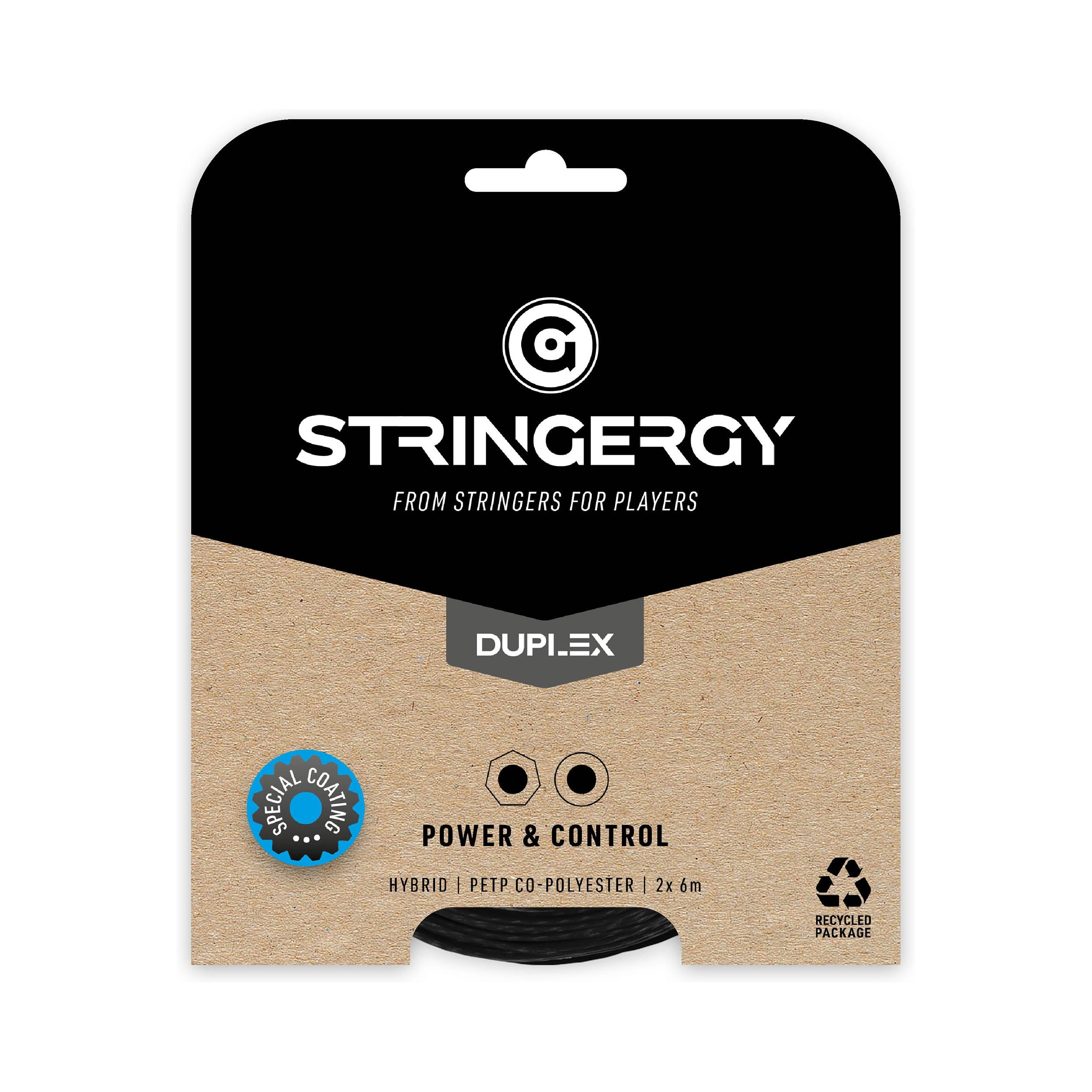Stringergy Duplex String Set 2x 6m-Black,Black