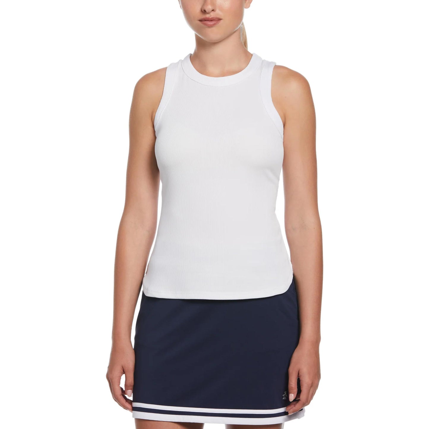 Original Penguin Rib Tank Top Women-White