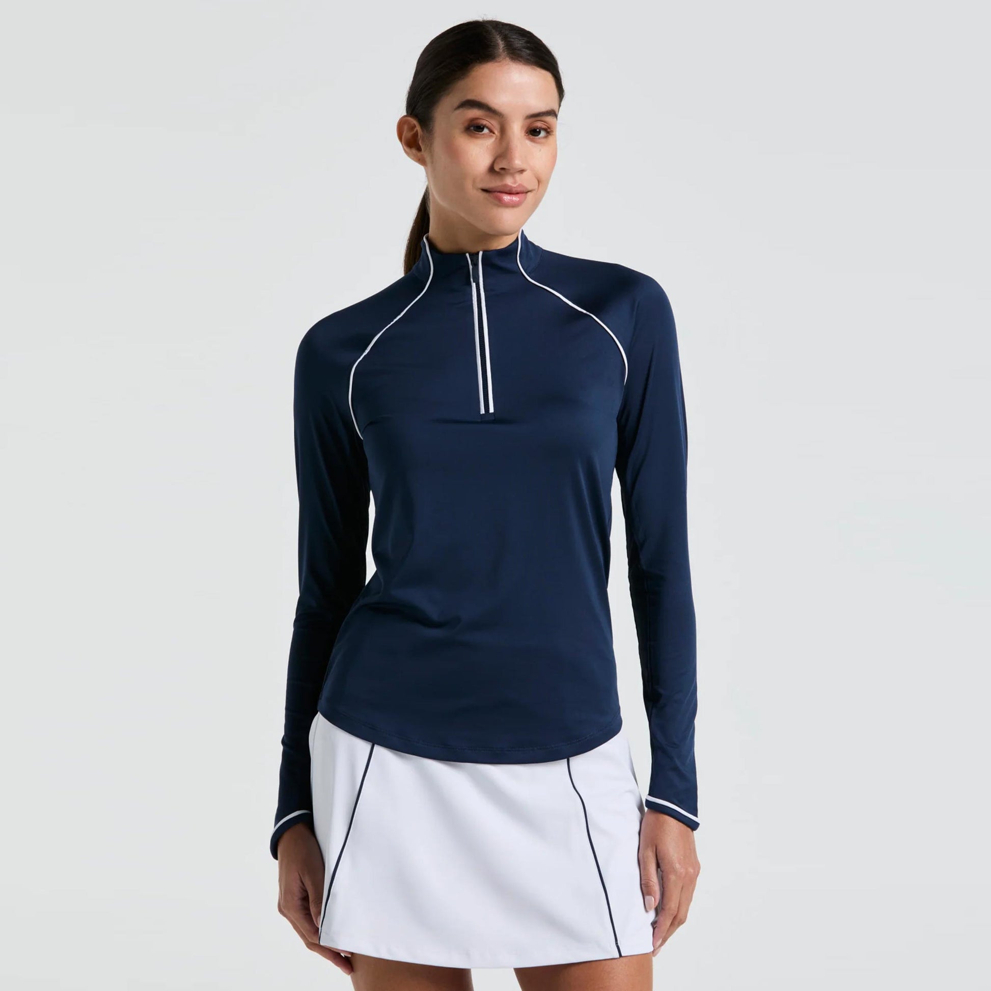 Original Penguin Solid Sun Protection Trainingsjacke Damen-dunkelblau