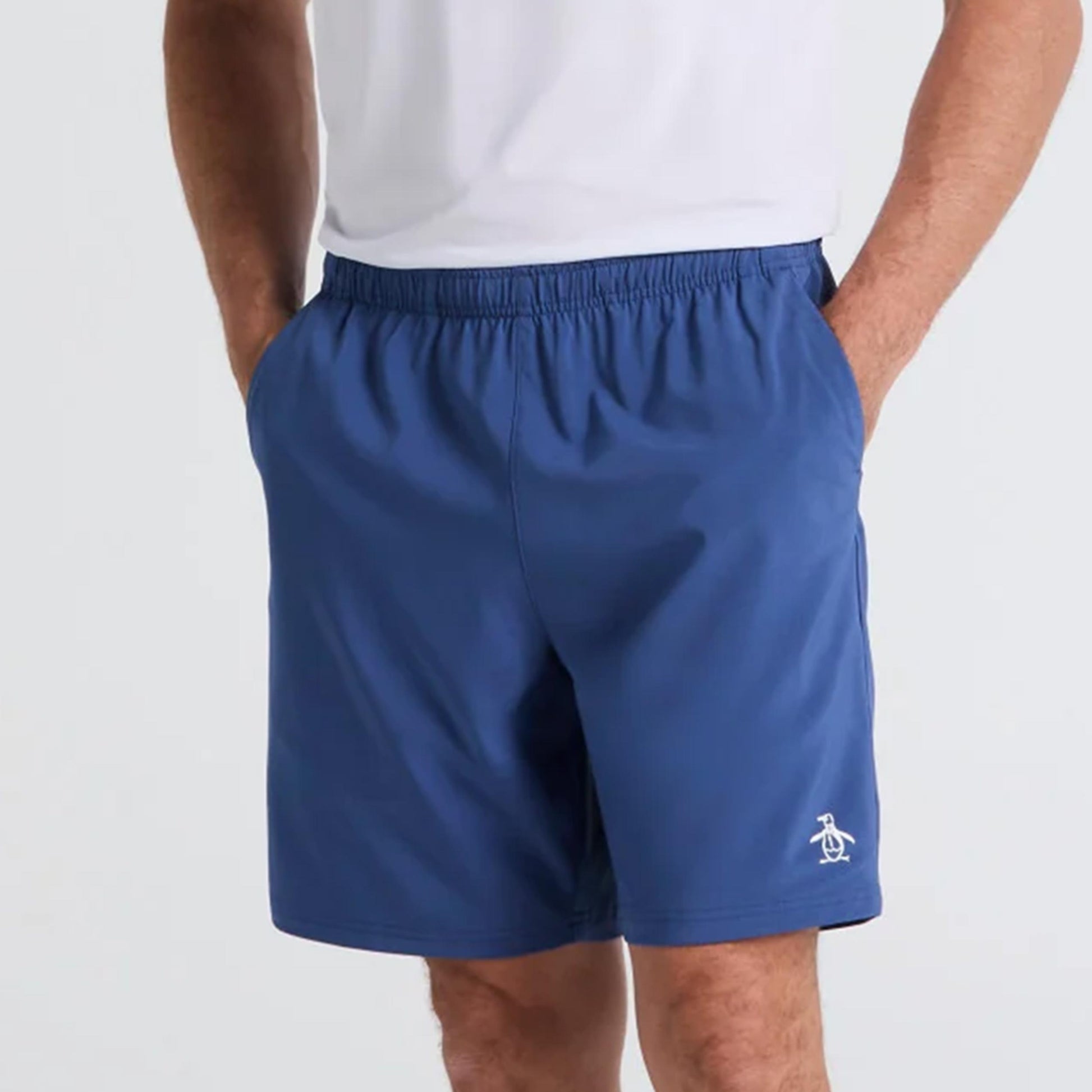 Original Penguin 8in Core Performance Shorts Men-Blue