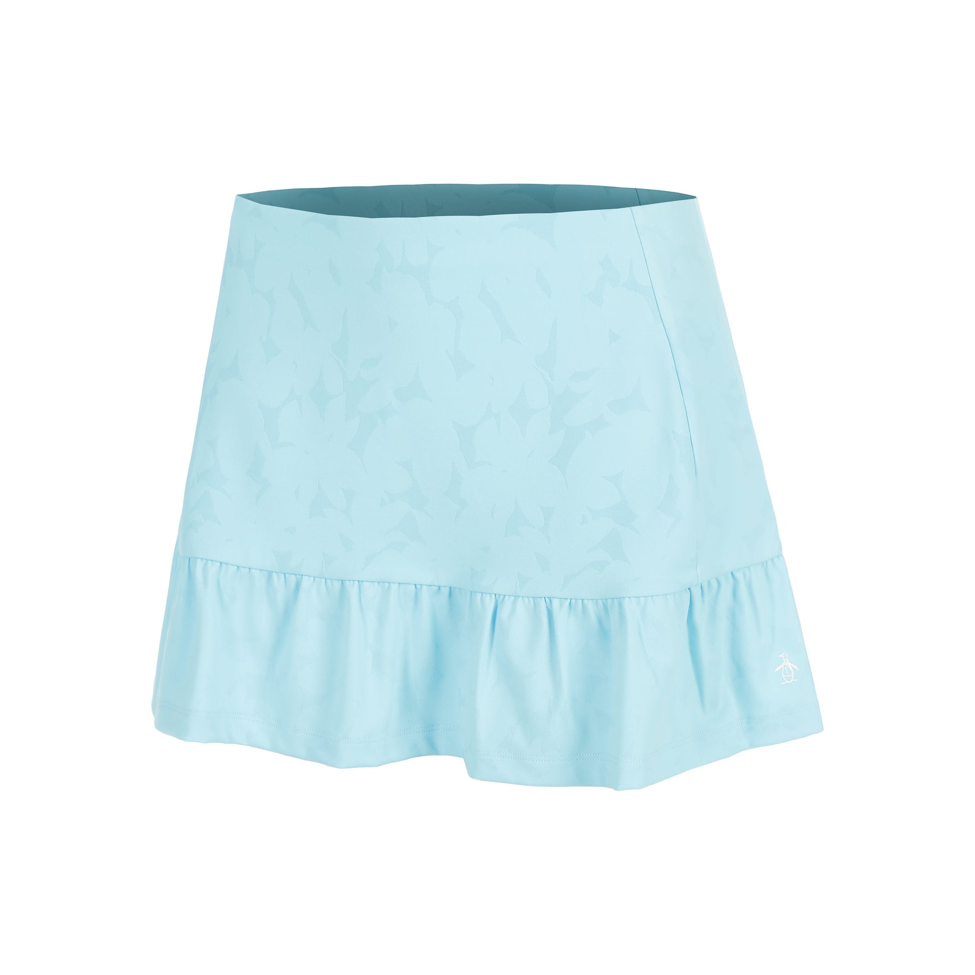 Original Penguin Floral Jacquarded Skirt Women-Light Blue