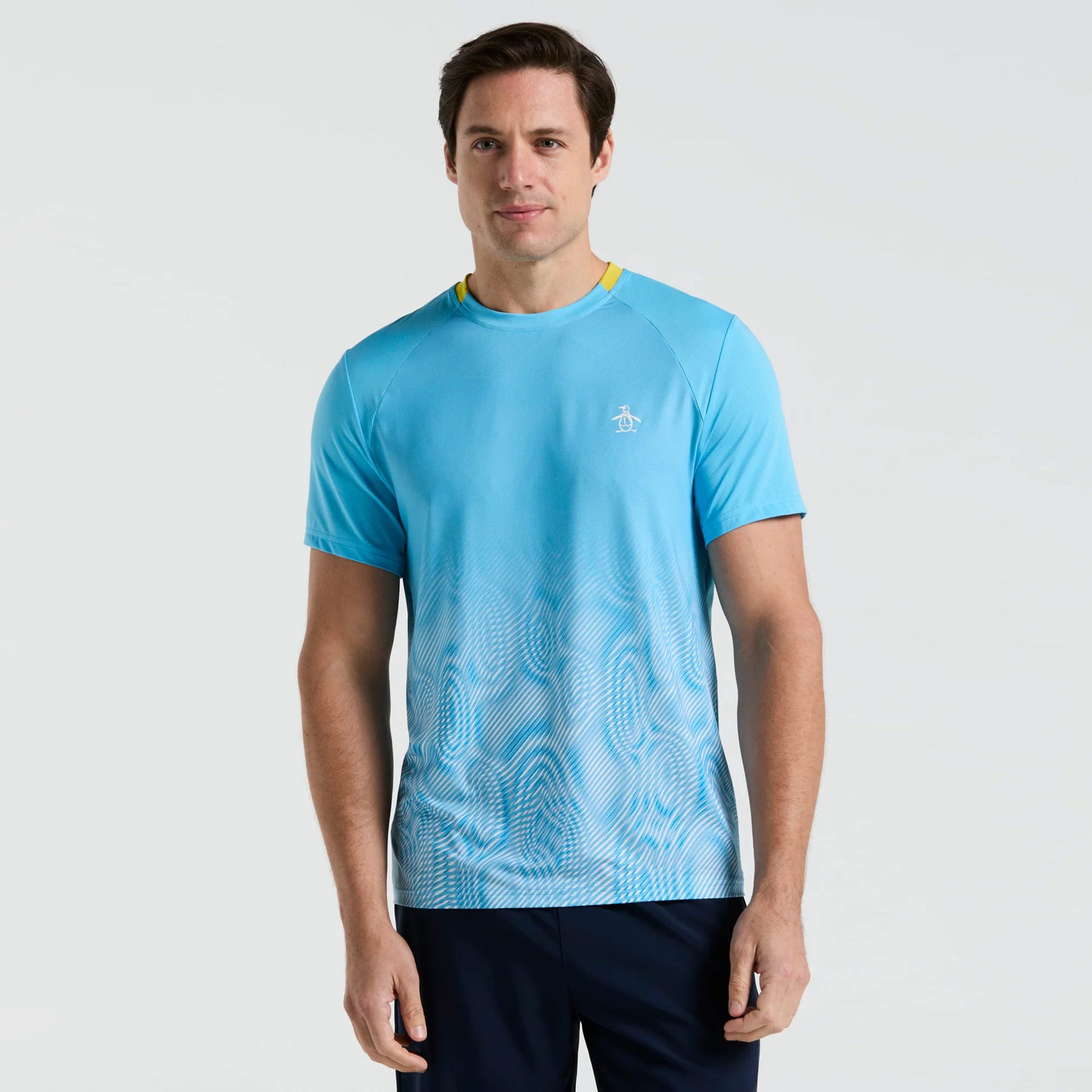 Original Penguin Performance Ombre T-Shirt Herren-Hellblau