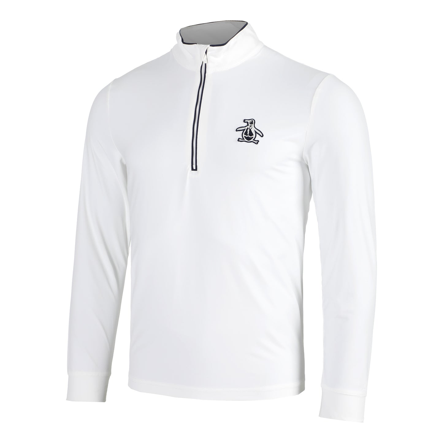 Original Penguin 1/4 Zip Technical Training Jacket Men-White