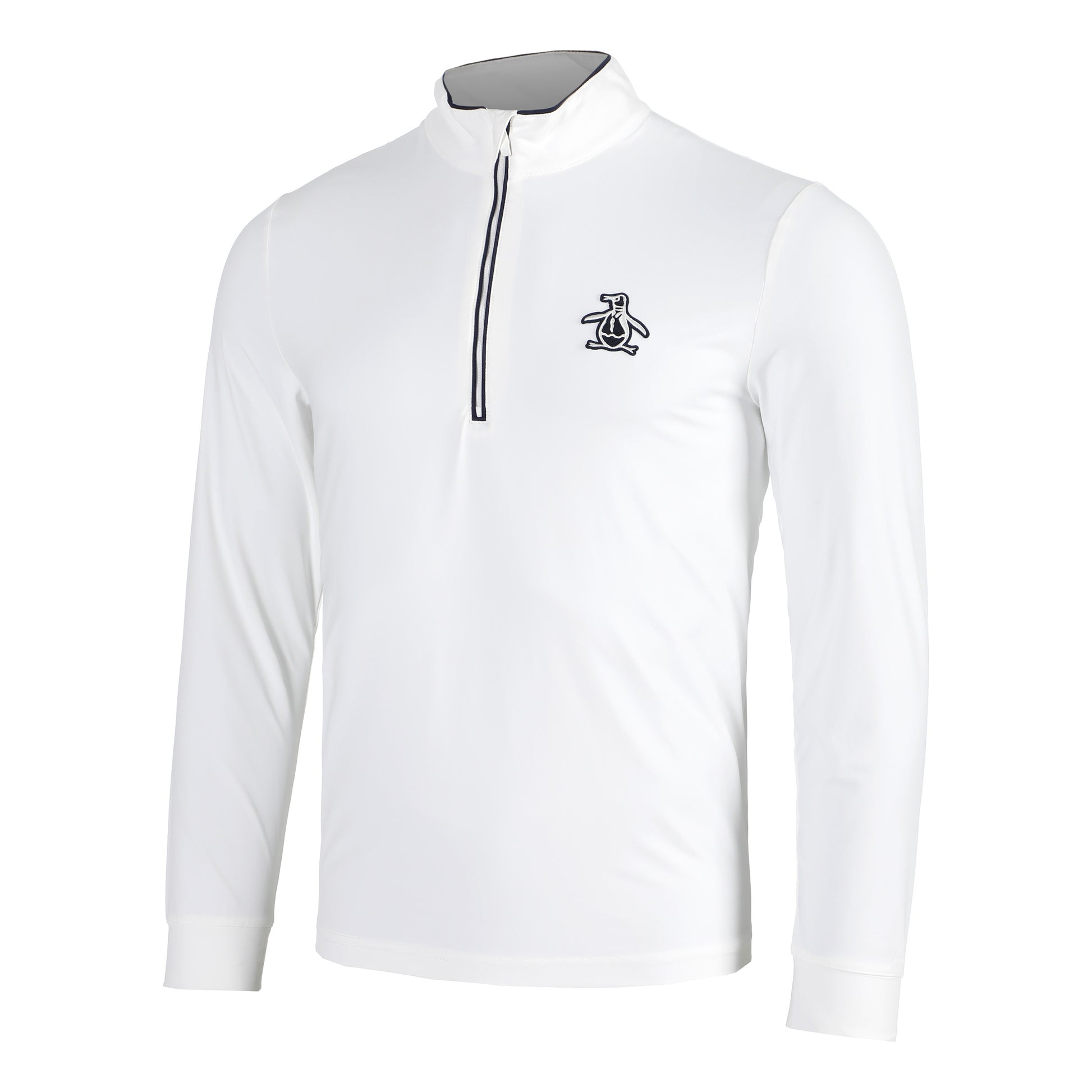 Original Penguin 1/4 Zip Technical Training Jacket Men-White