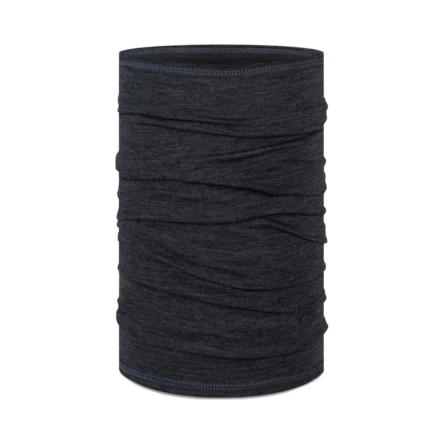 Buff Merino Lightweight Tube Scarf-Grey