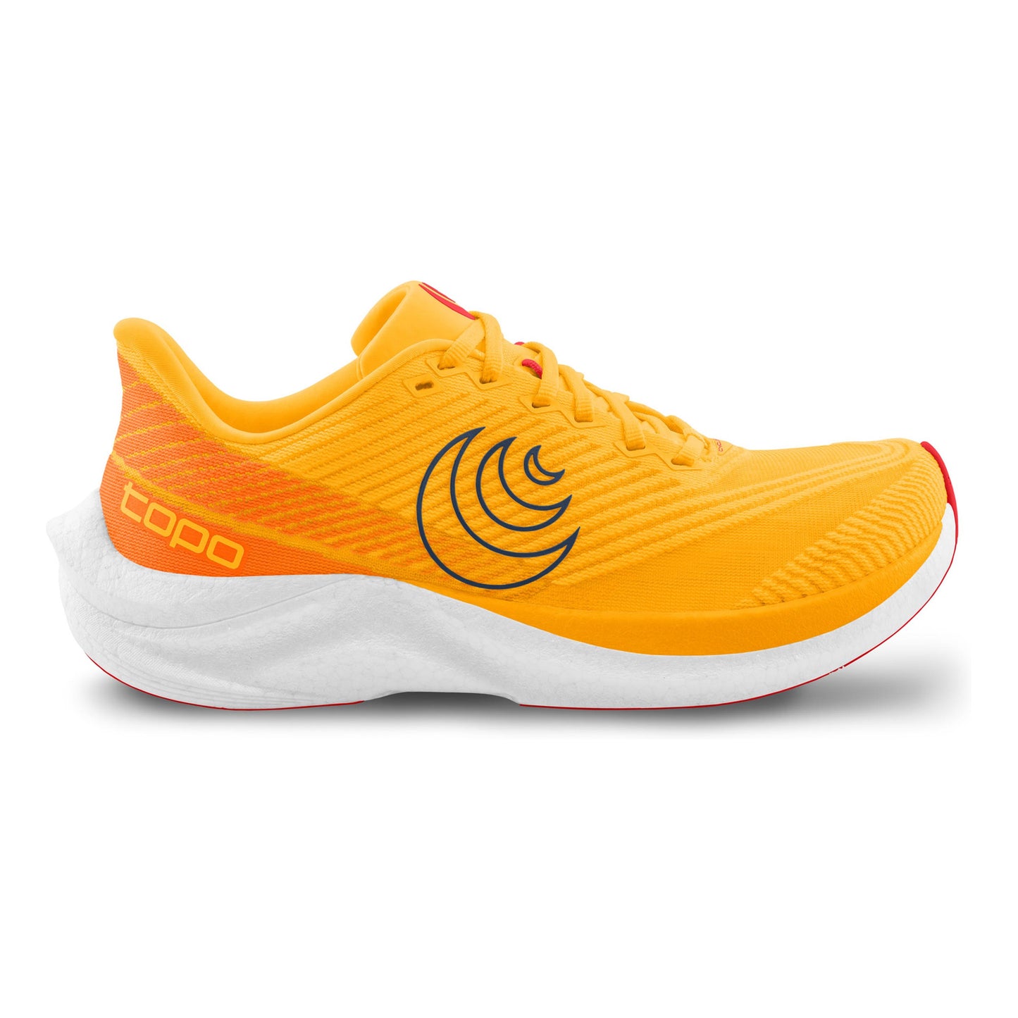 TOPO ATHLETIC Cyclone 3 Competition Running Shoe Men-Orange,Dark Blue