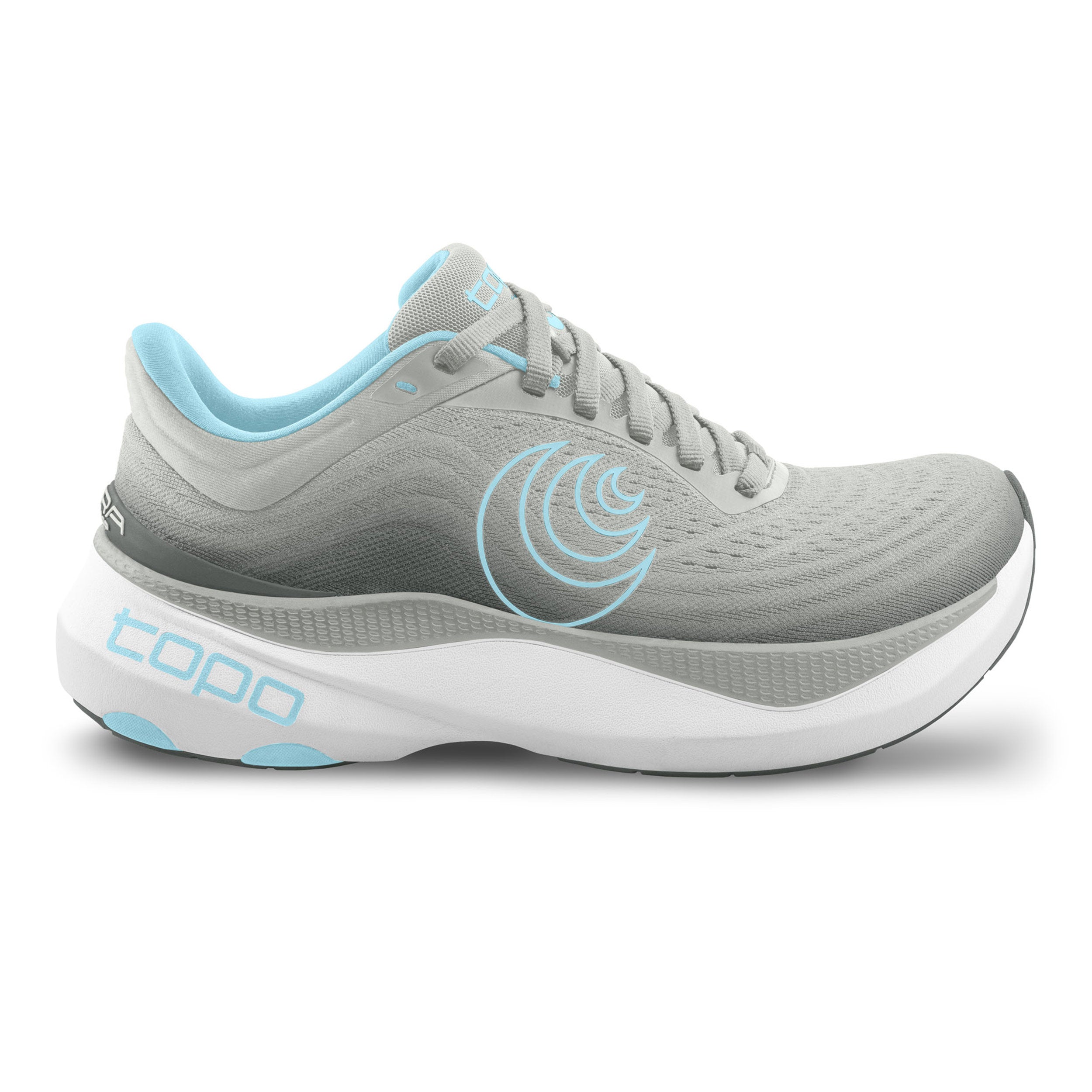 TOPO ATHLETIC Aura Stabilitätsschuh Damen - grau, blau