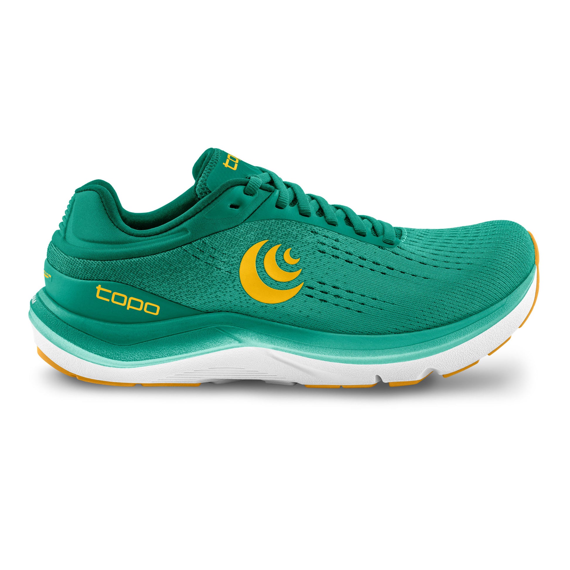 TOPO ATHLETIC Magnifly 5 Neutralschuh Damen - petrol, gold