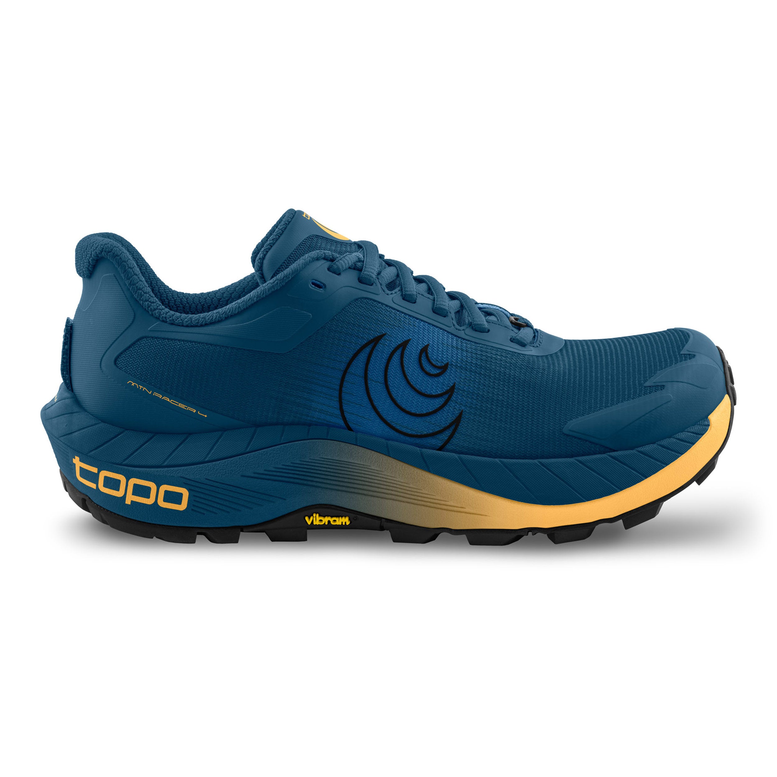 TOPO ATHLETIC MTN Racer 4 Trail running shoe Men - dark blue, orange