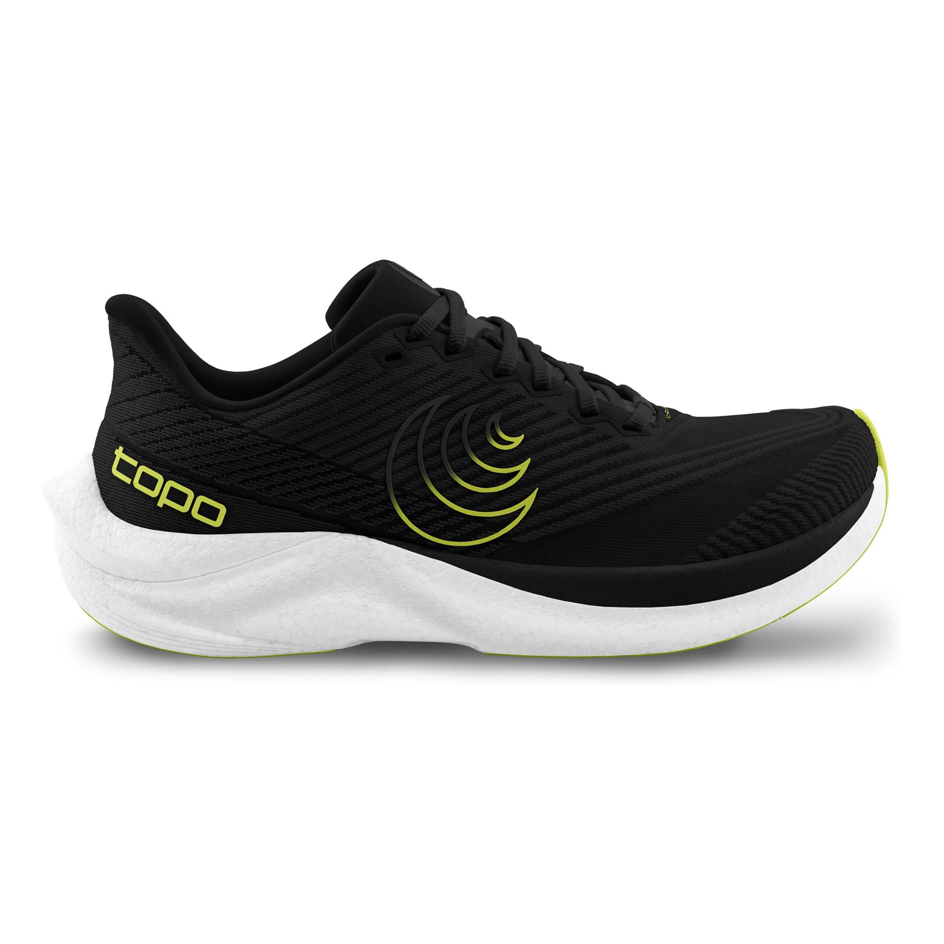 TOPO ATHLETIC Cyclone 3 Competition Running Shoe Men-Black,Lime