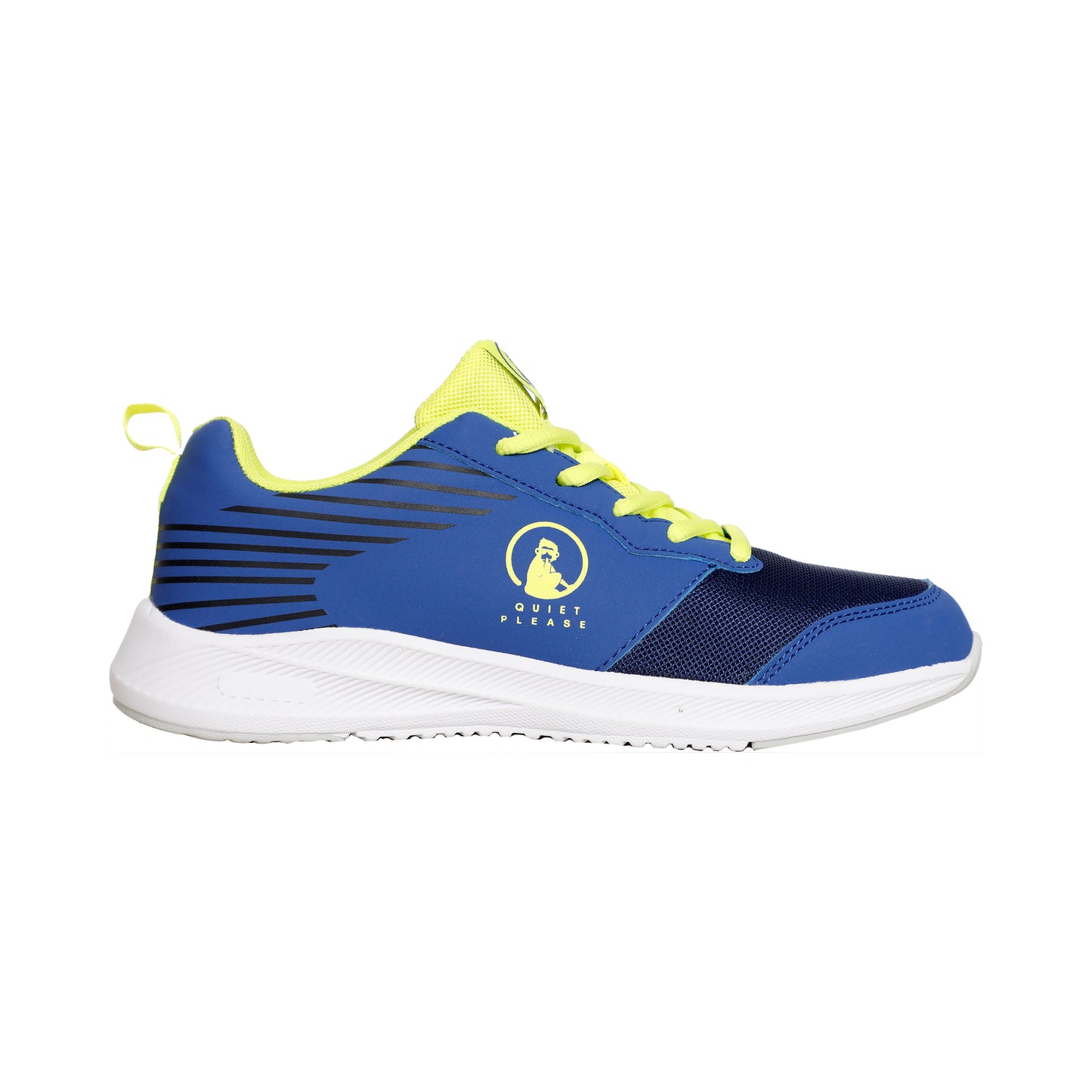 Quiet Please Courtstyler Lace Up Allcourtschuh Kinder-Blau,Gelb