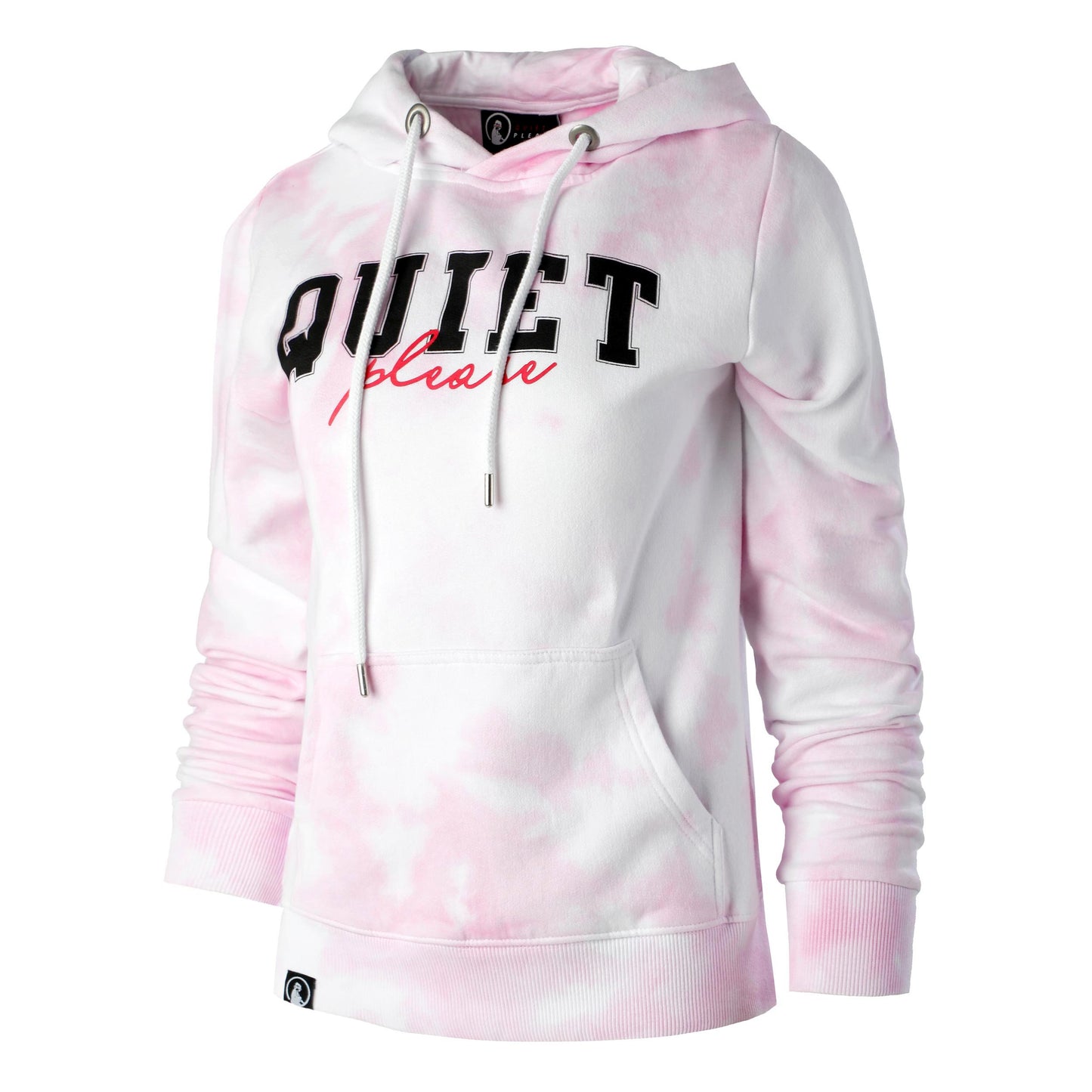 Quiet Please Tie Dye College Hoody Women - rose, multicoloured