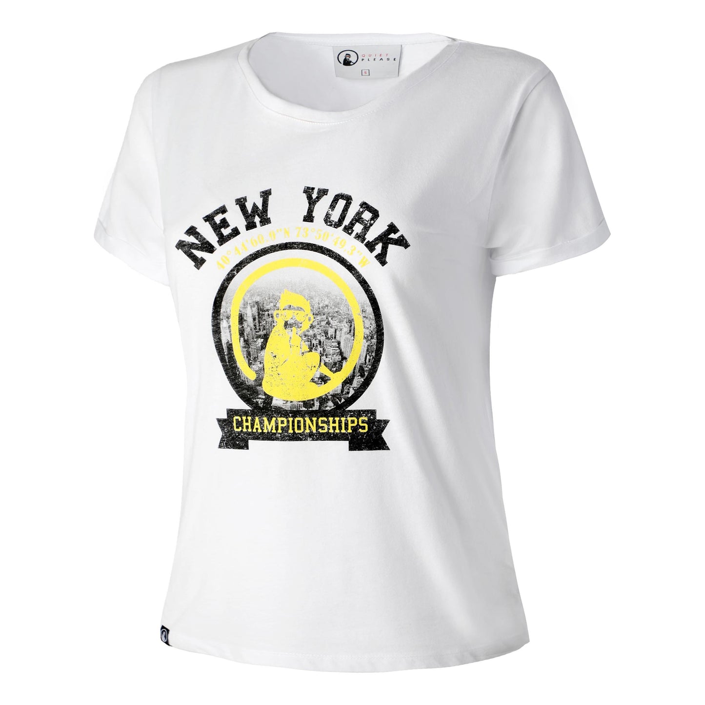 Quiet Please New York Championships T-Shirt Women - white, multicoloured