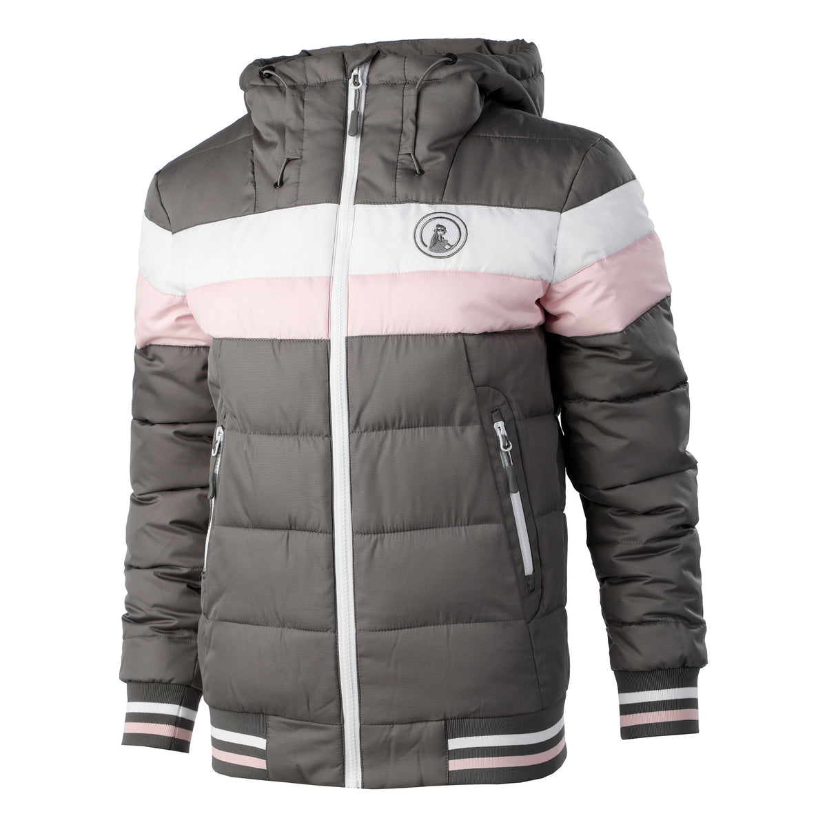Quiet Please All Court Down jacket Women - grey, white