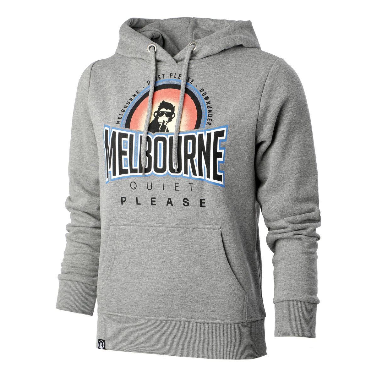 Quiet Please Melbourne Sunrise Hoody Women - grey, multicoloured
