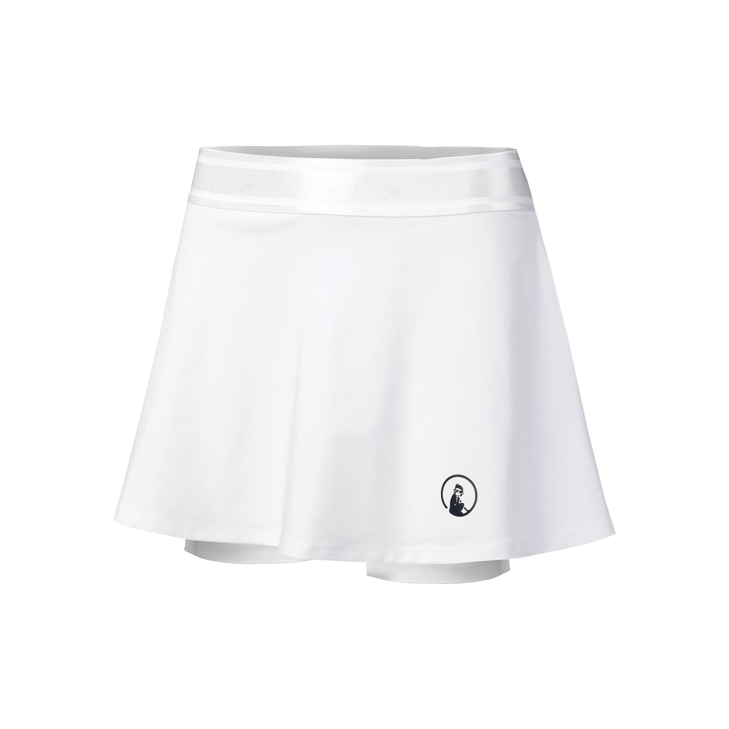 Quiet Please Bounce Skirt Women - white,