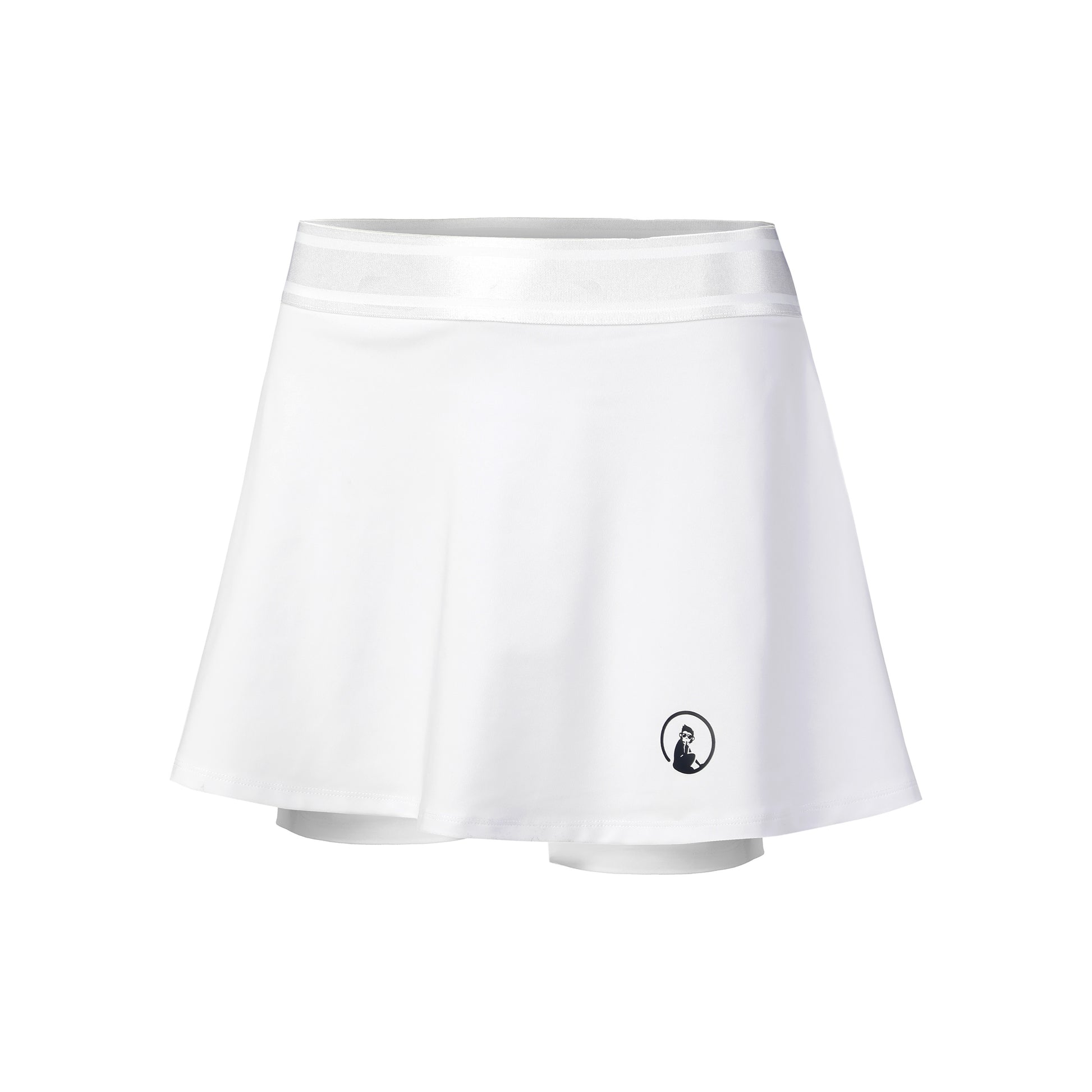 Quiet Please Bounce Skirt Women - white,