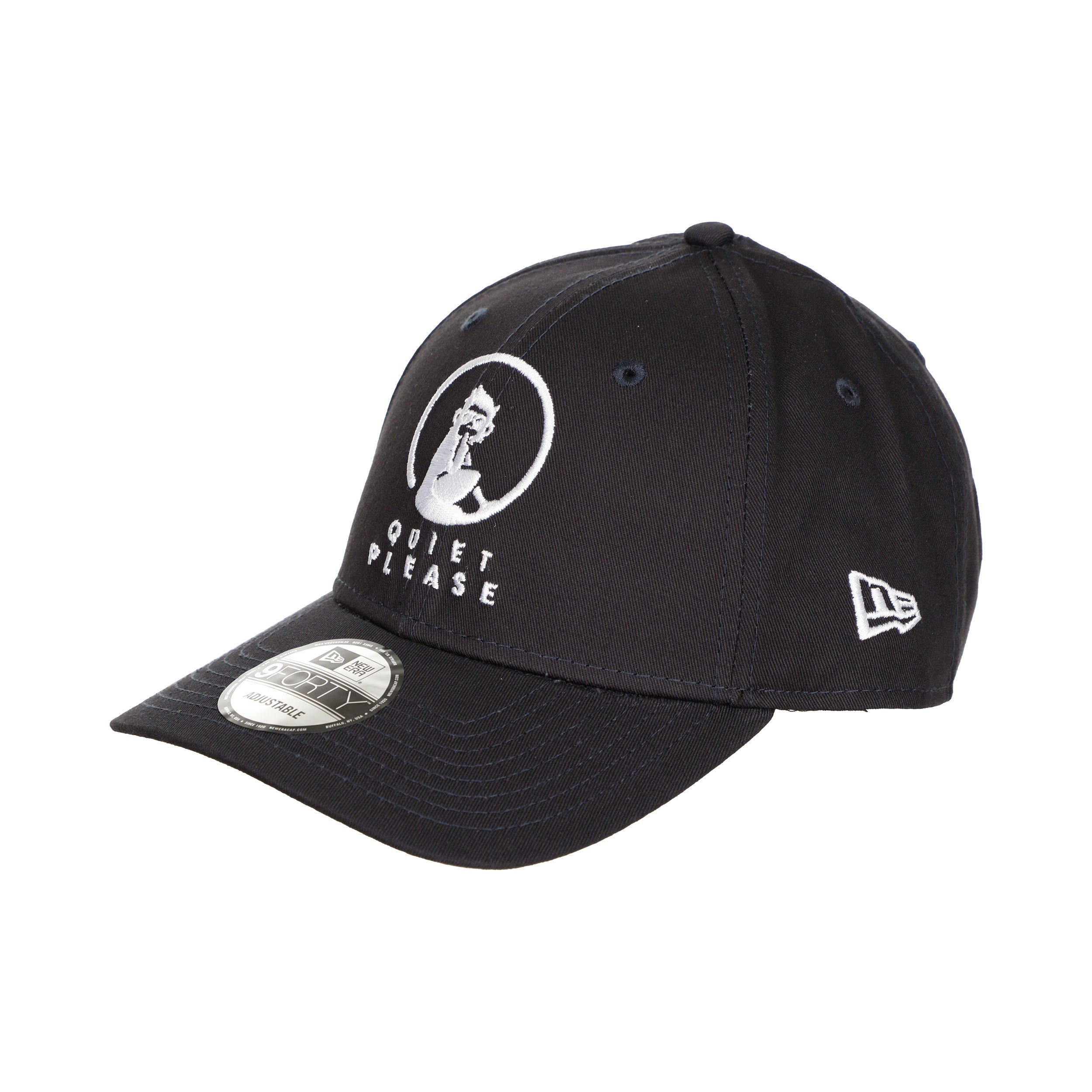 Quiet Please New Era Core 9 Forty Cap-Dark Blue,White