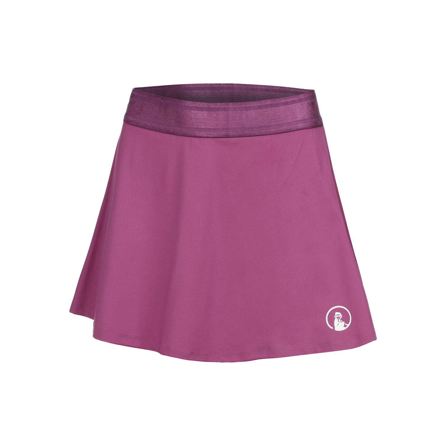 Quiet Please Flashy Bounce Skirt Women-Berry