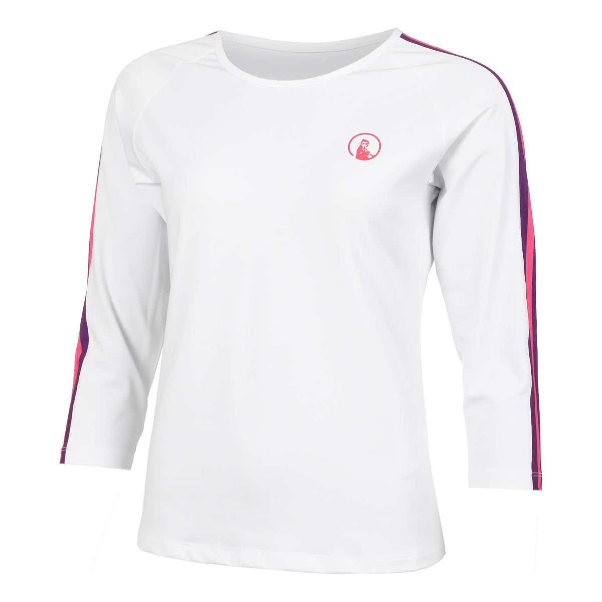 Quiet Please Mixed Long sleeve Women - white, multicoloured