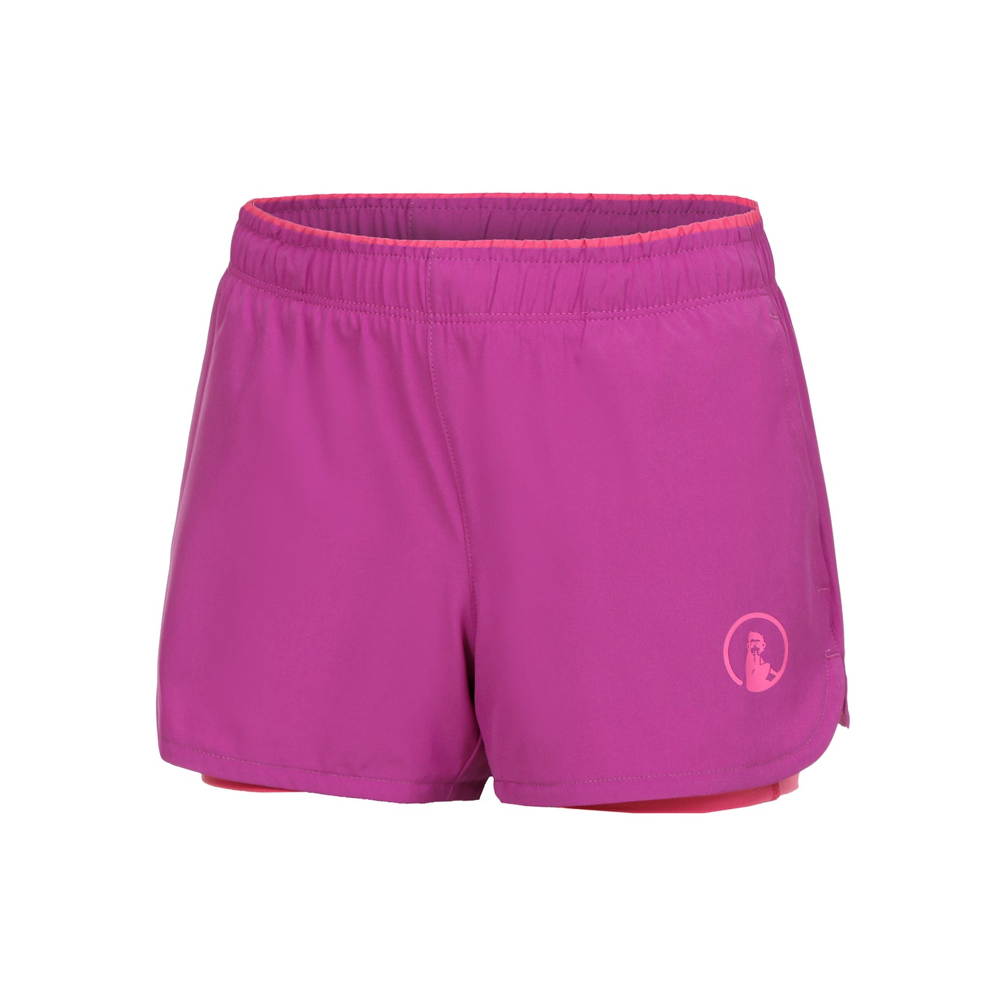 Quiet Please Point 2in1 Shorts Girls-Berry,Pink