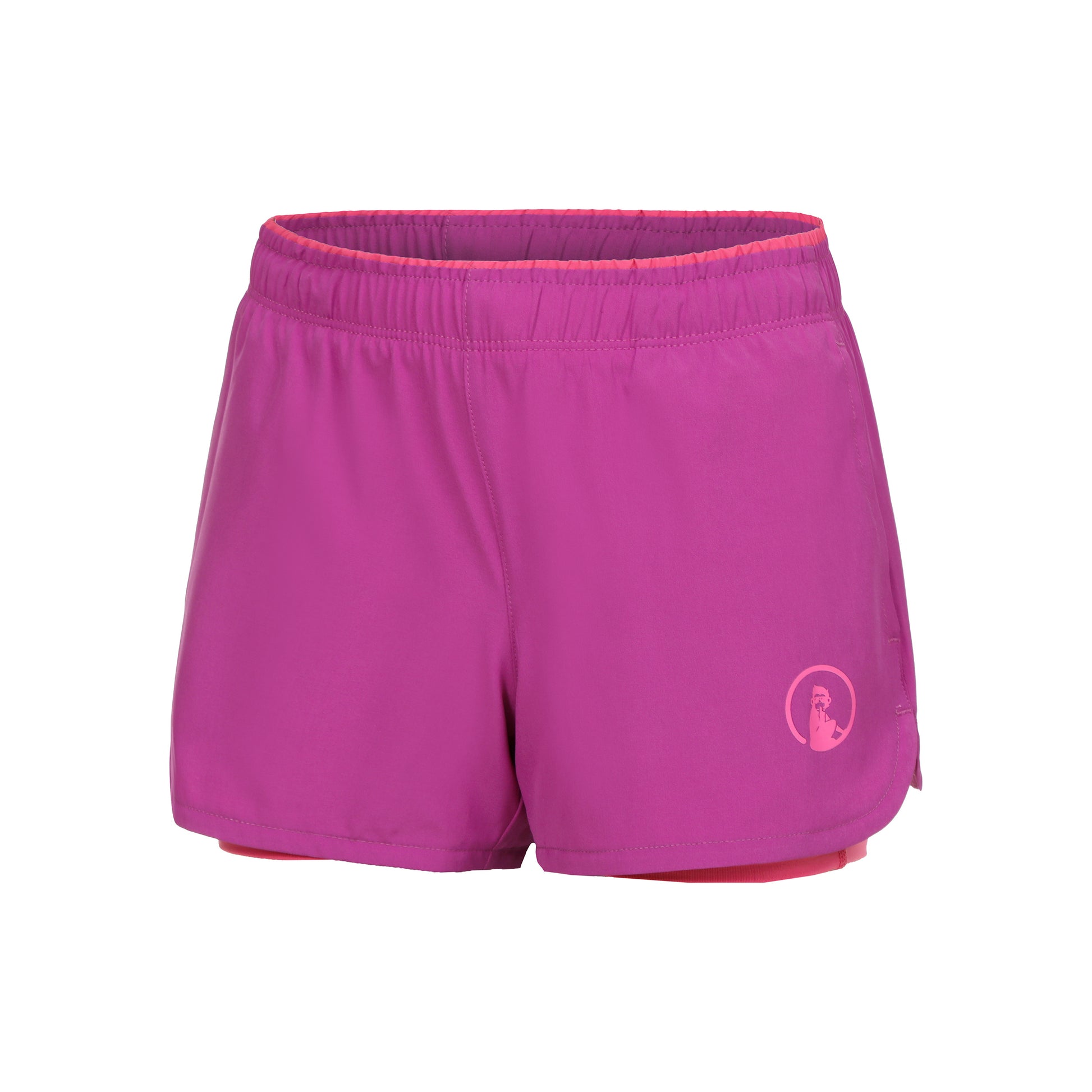 Quiet Please Point 2in1 Shorts Girls-Berry,Pink