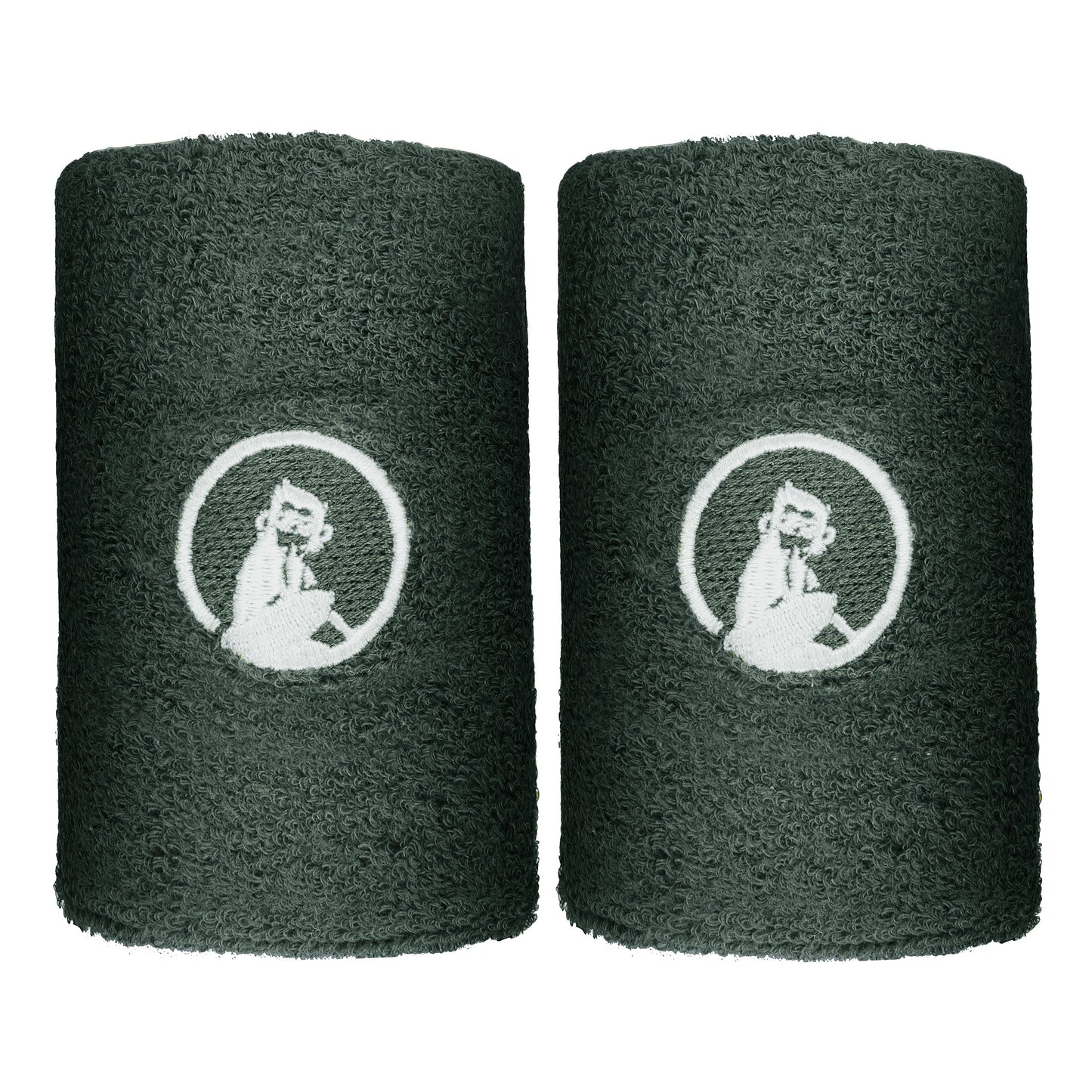 Quiet Please Wristband 2 Pack long - sage