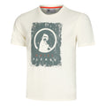 Scraped T-Shirt Herren - weiß, salbei