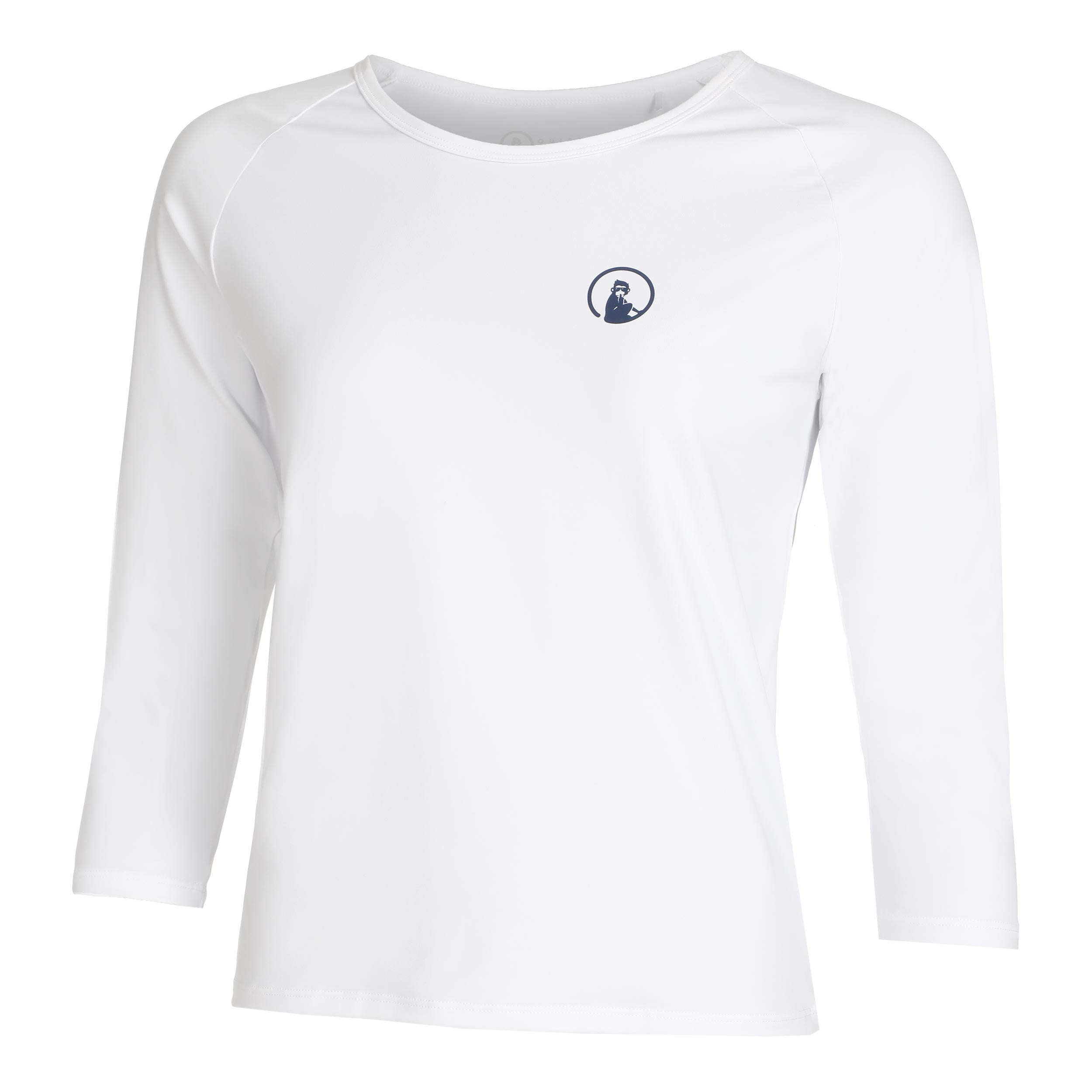 Quiet Please Mixed Longsleeve Damen-Weiß