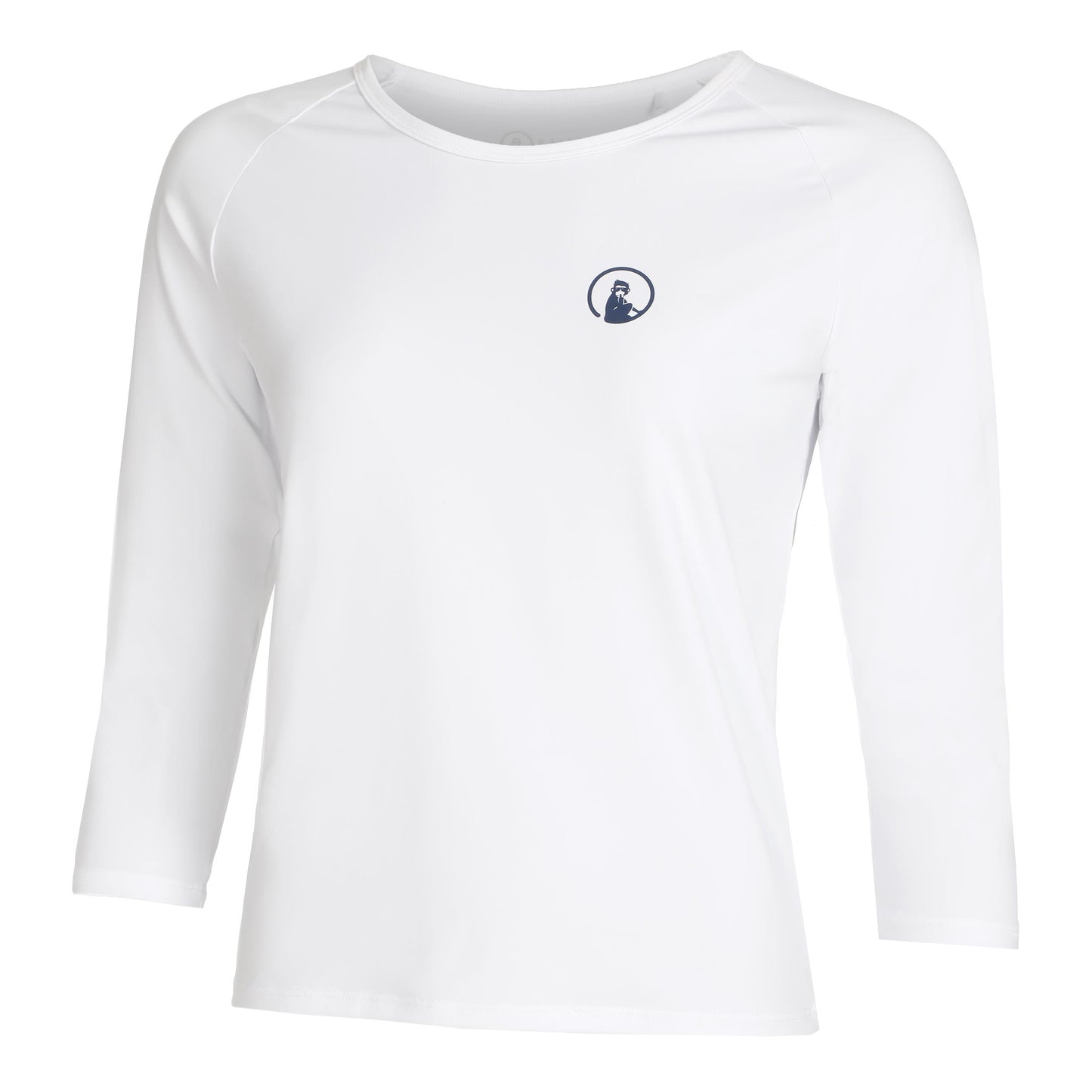 Quiet Please Mixed Longsleeve Damen-Weiß