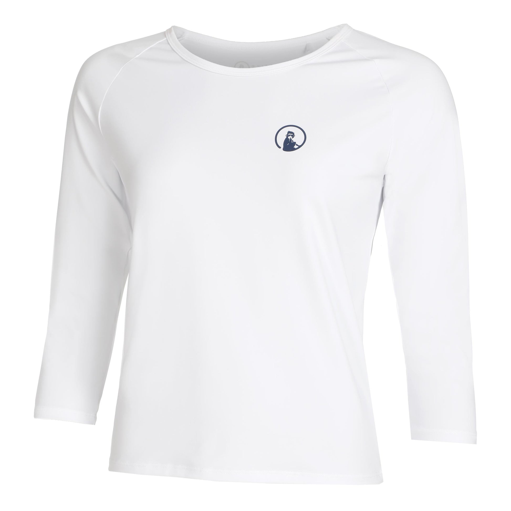 Quiet Please Mixed Longsleeve Damen-Weiß