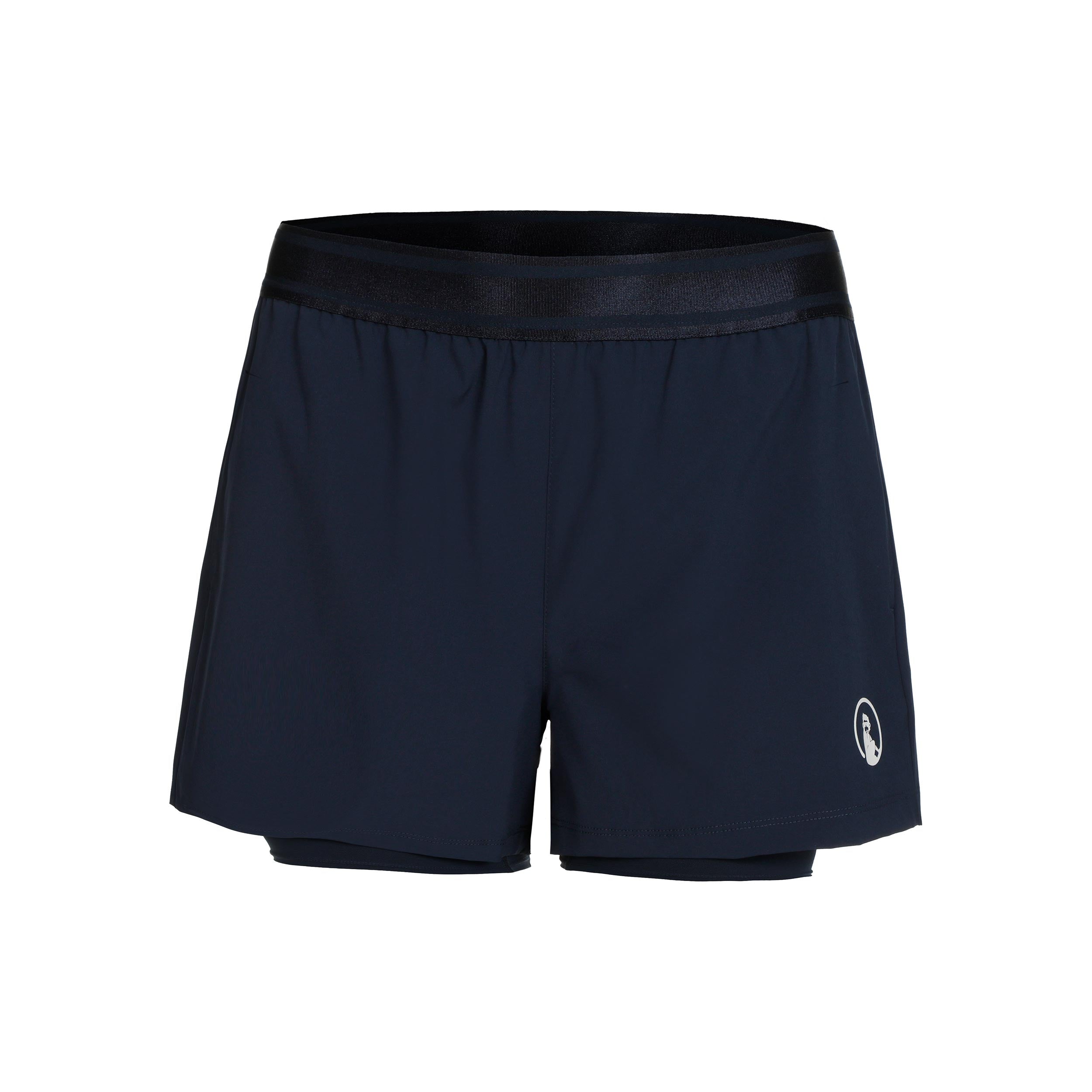 Quiet Please Point 2in1 Shorts Women-Dark Blue